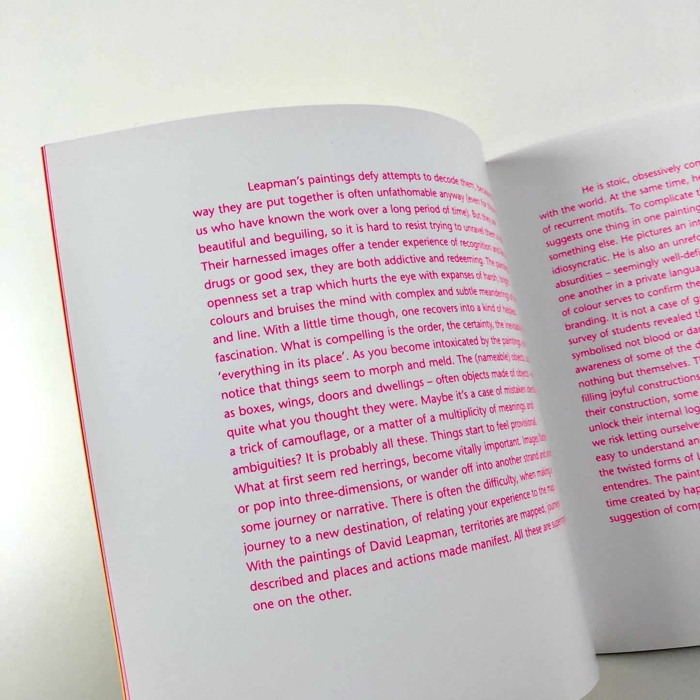 David Leapman | Beaux Arts exhibition catalogue, 2000