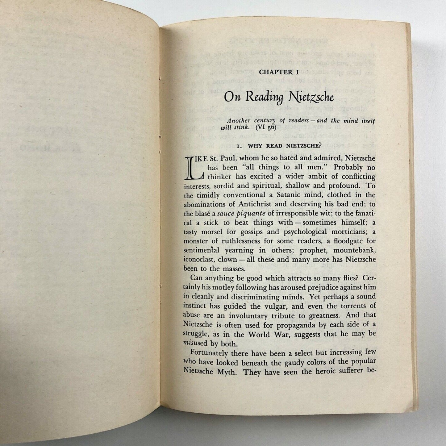 What Nietzsche Means by George A. Morgan | Harper Torchbooks, 1965
