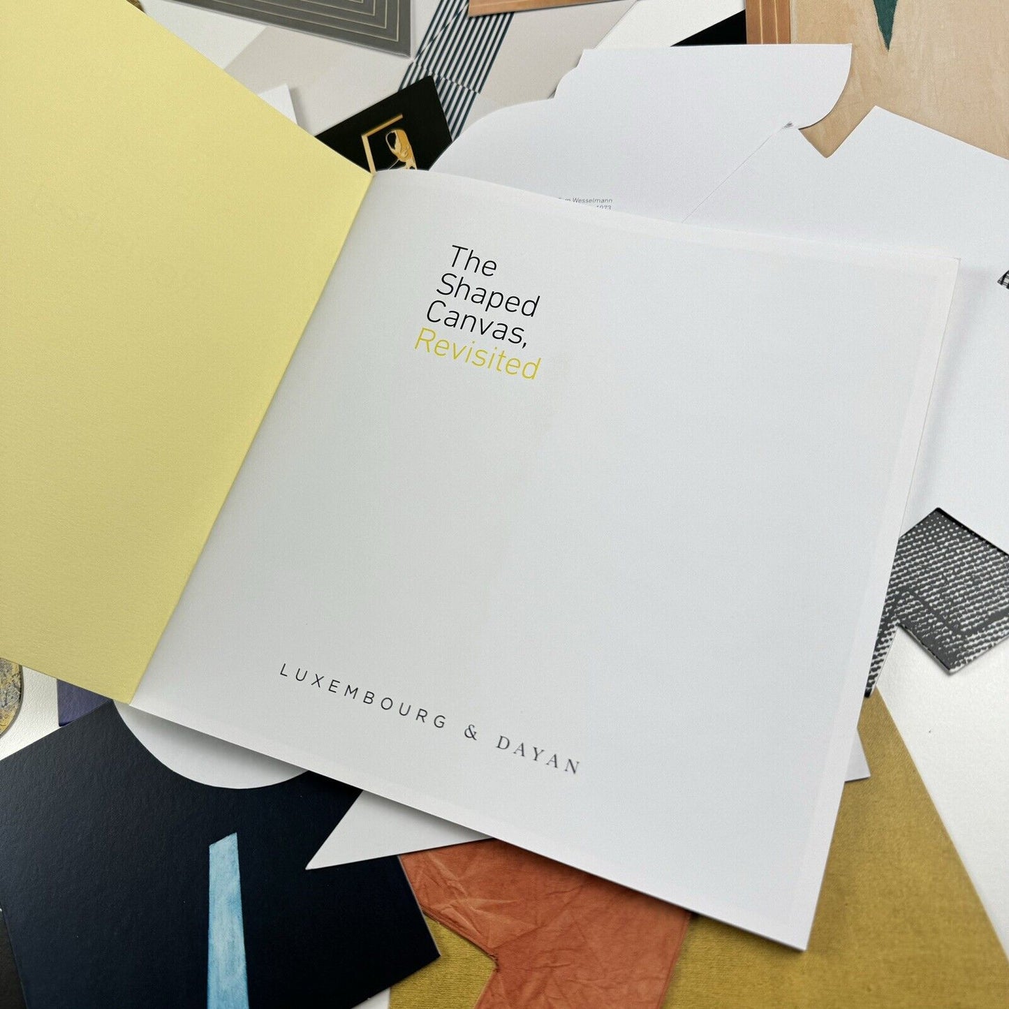 The Shaped Canvas Revisited | Catalogue and die-cut shapes | Luxembourg & Dayan, 2014