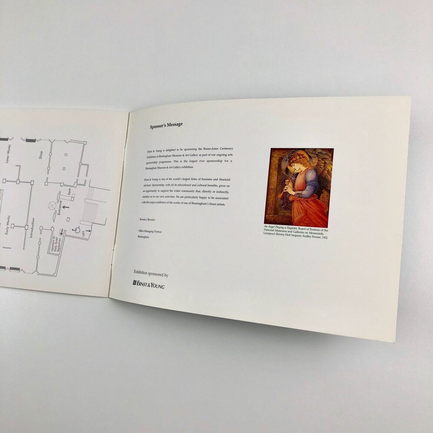 Burne-Jones centenary exhibition leaflet | Birmingham Museum & Art Gallery 1988