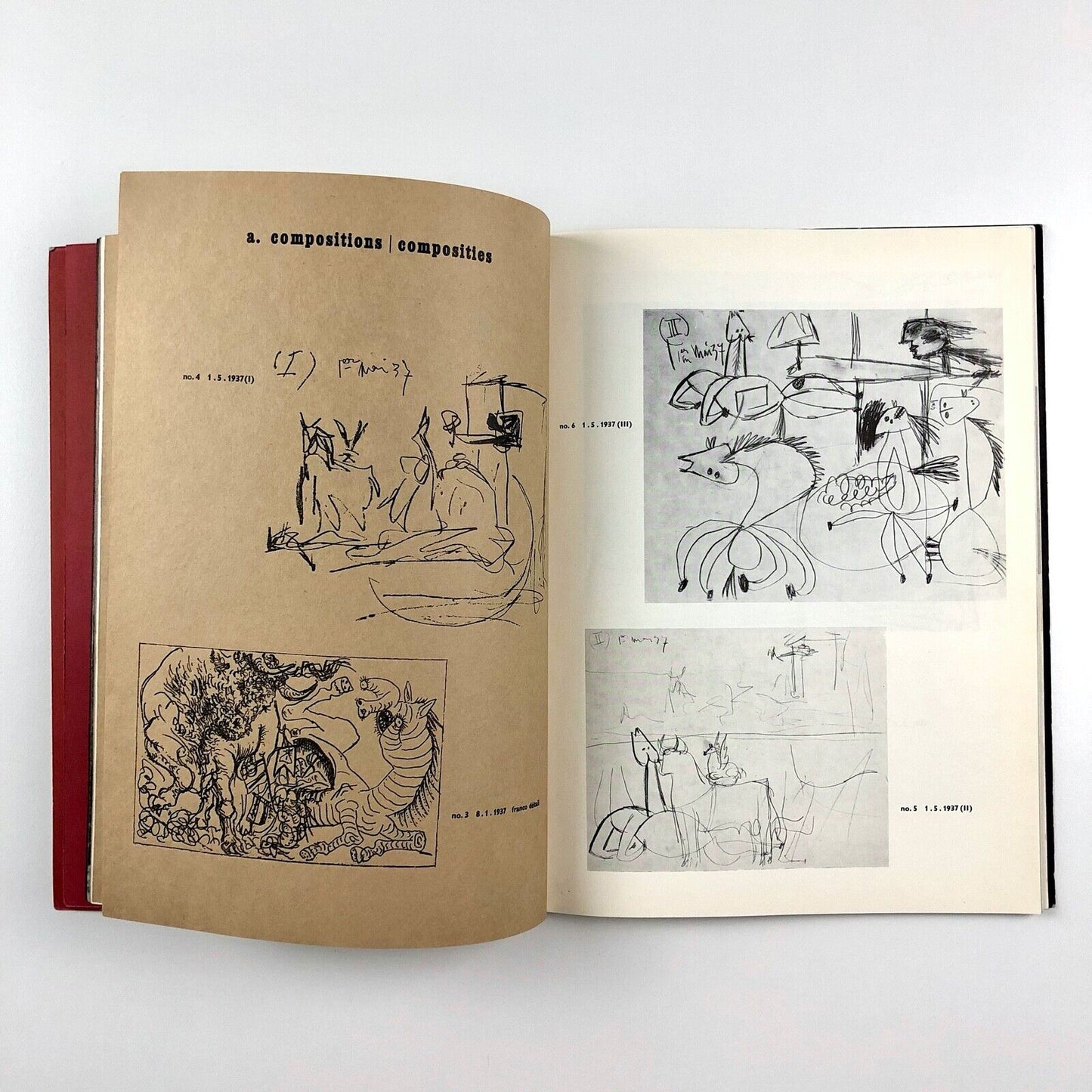 Picasso: Guernica exhibition cat. Palais Des Beaux Arts / Stedelijk Museum, 1956