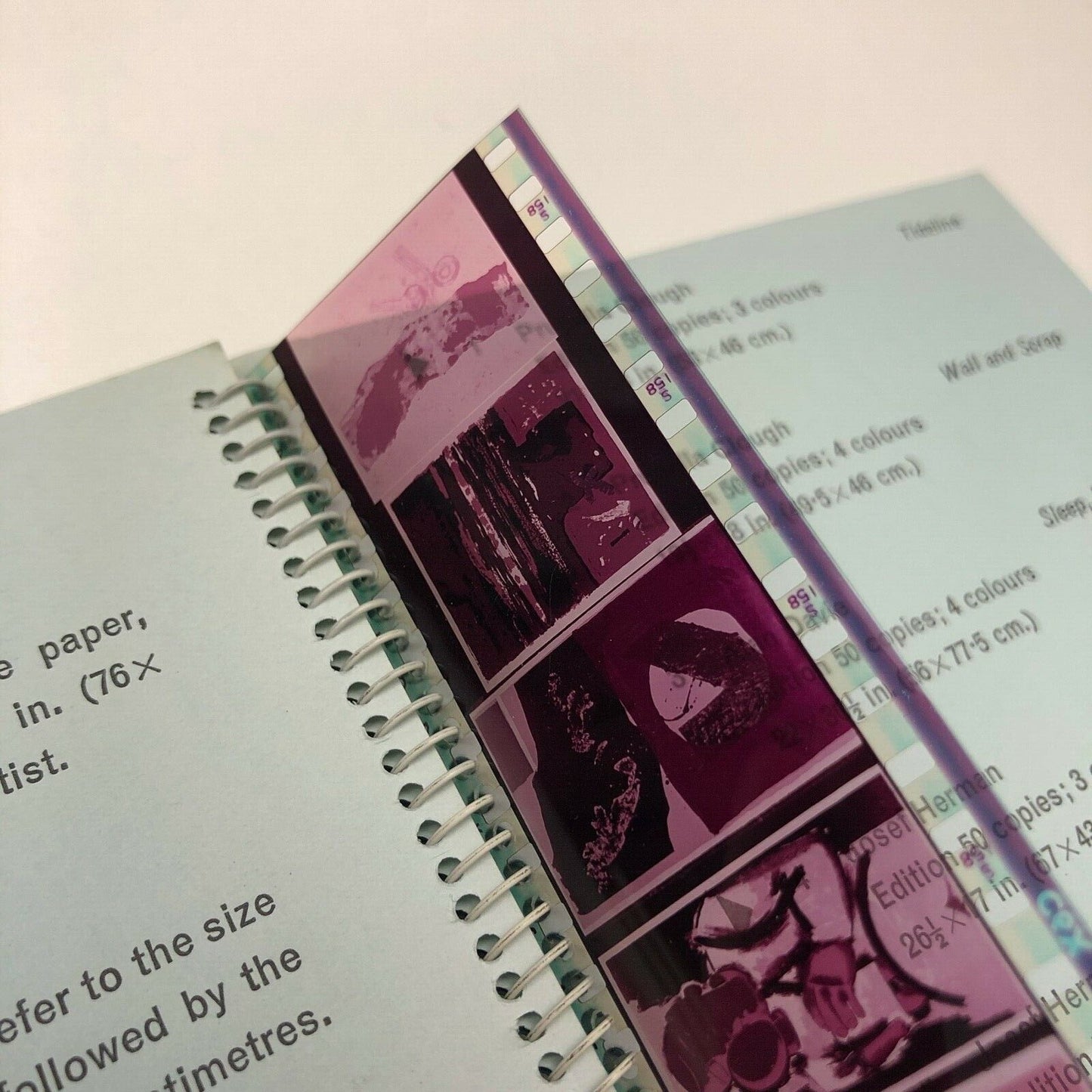 Lithographs from The Curwen Studio Press 1962, catalogue with transparency