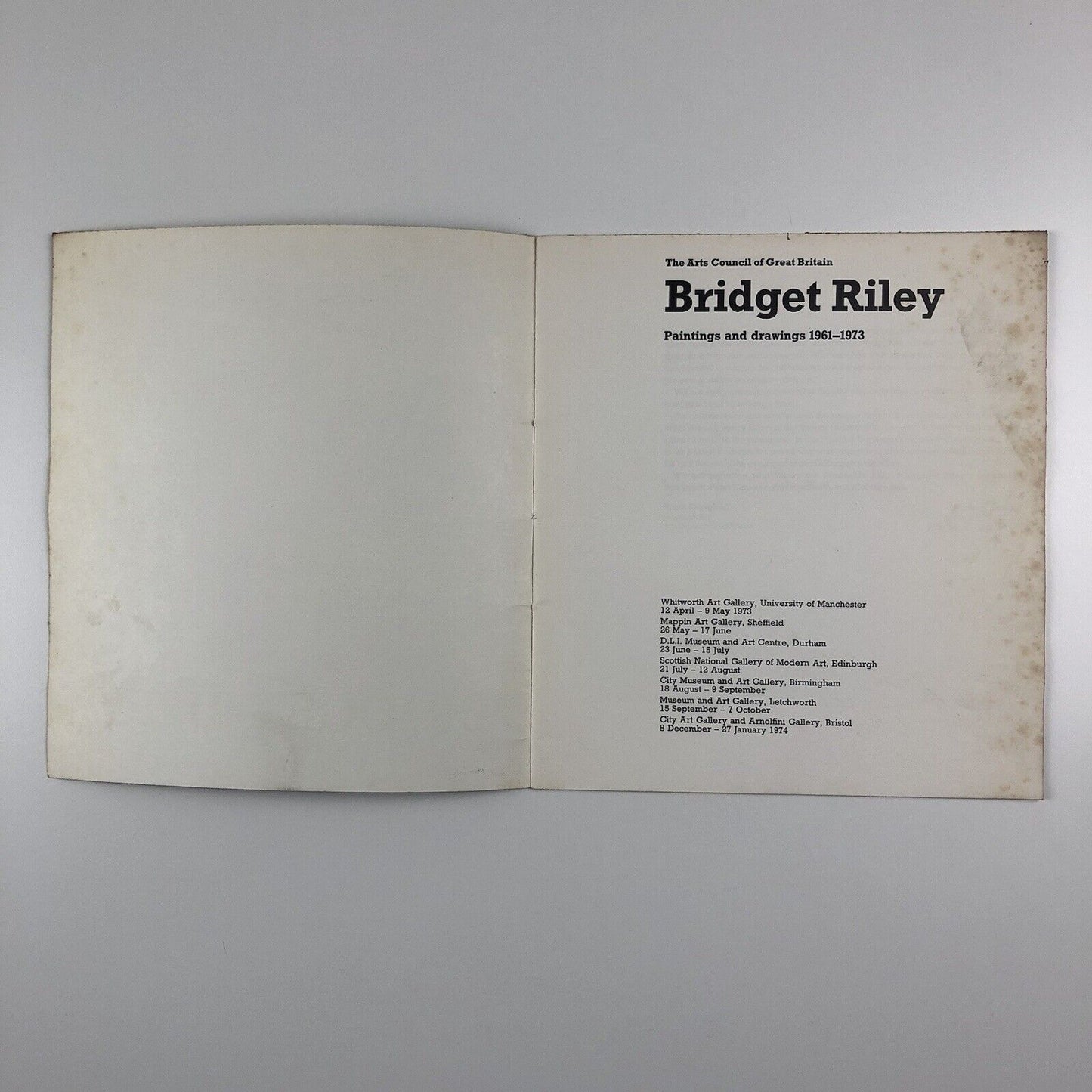 Bridget Riley | Paintings and drawings 1961-1973 Arts Council