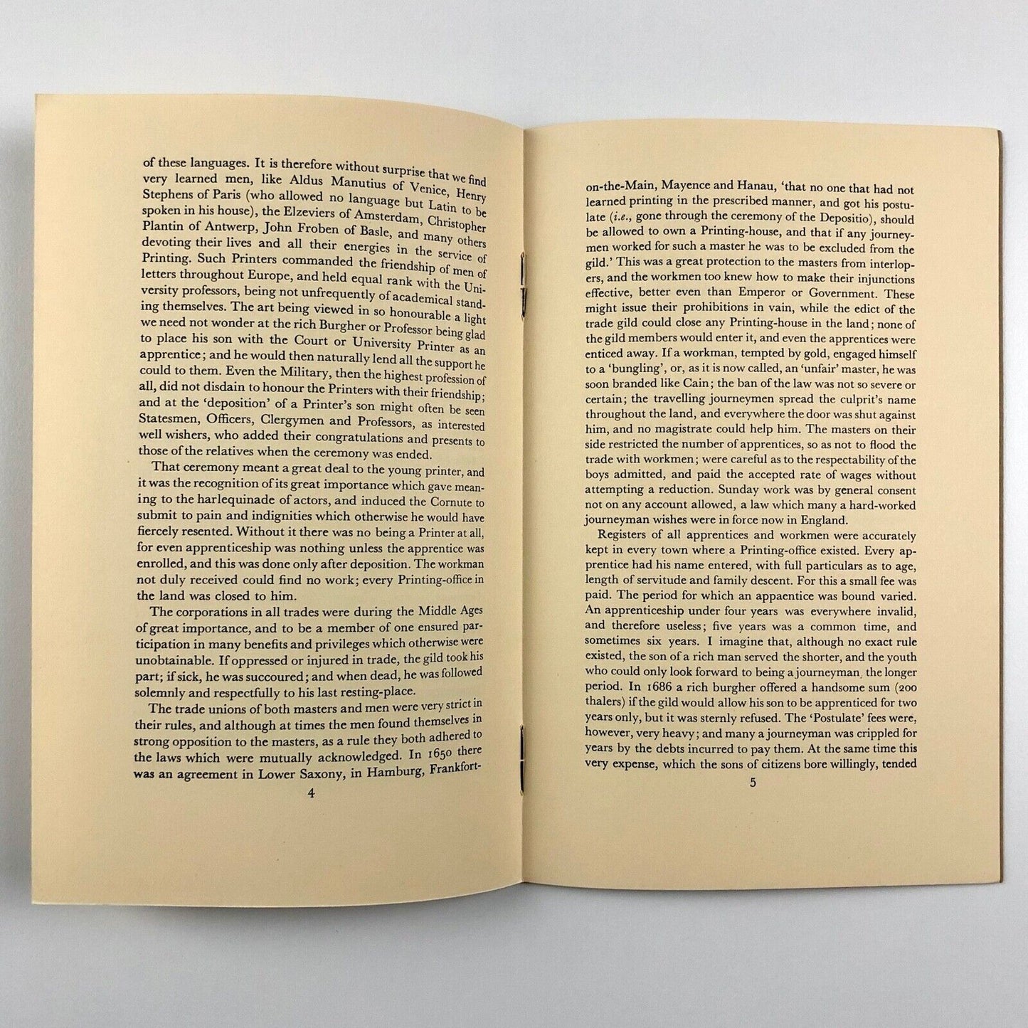Depositio Cornuti Typographici | Berkshire College of Art Information Sheet 66, 1965