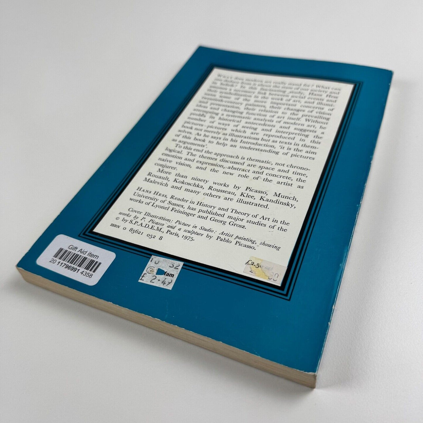 Pictures as Arguments by Hans Hess | Sussex University Press, 1975 paperback