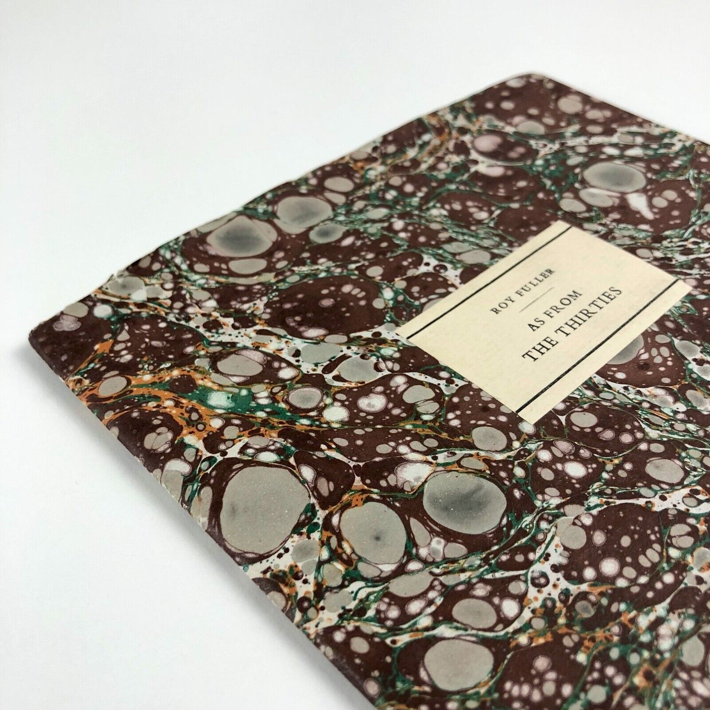 As from the Thirties by Roy Fuller | Tragara Press, Edinburgh, 1983 | one of 25 signed by the author