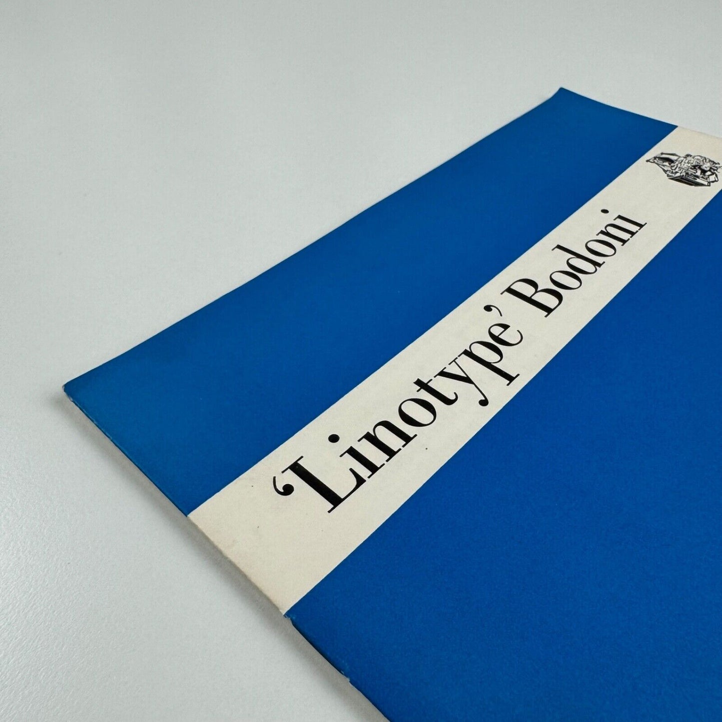 Linotype Bodoni. Type specimen sheet. Undated, maybe 1967