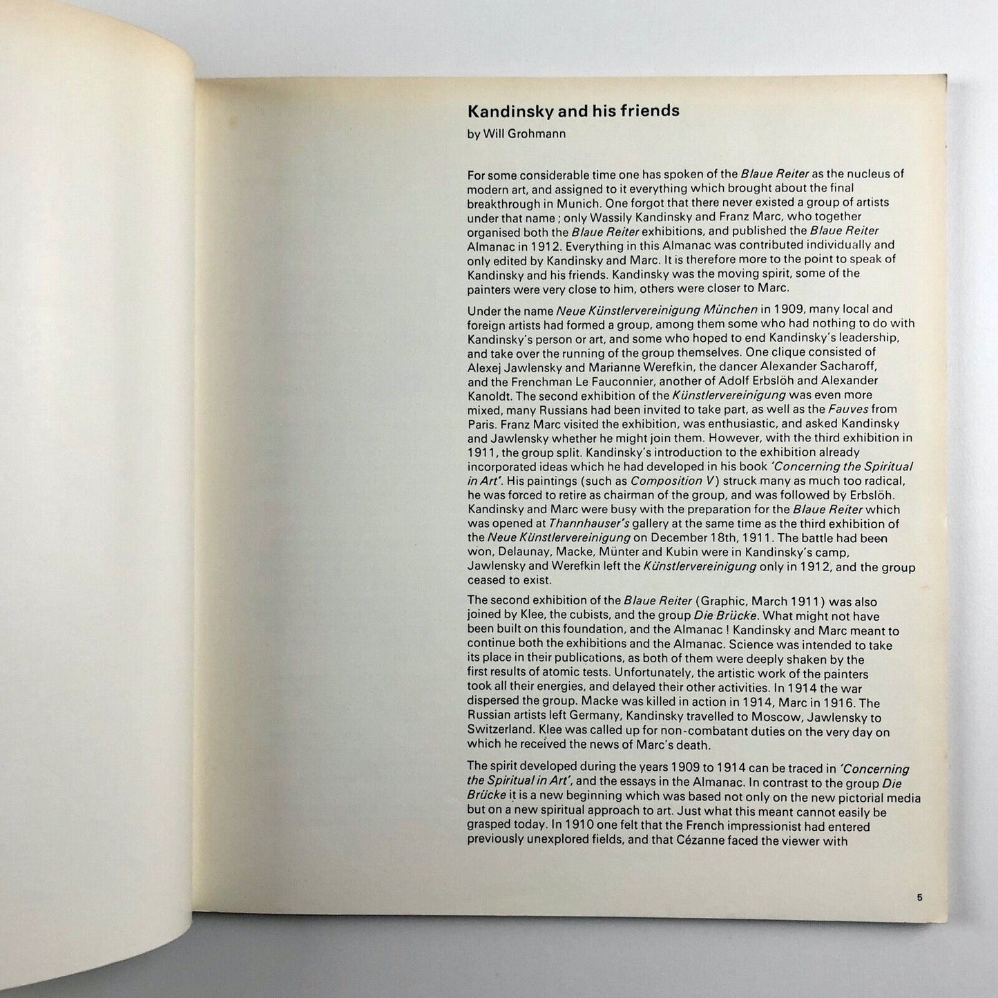 Kandinsky and His Friends – centenary exhibition | Marlborough 1966 Gordon House
