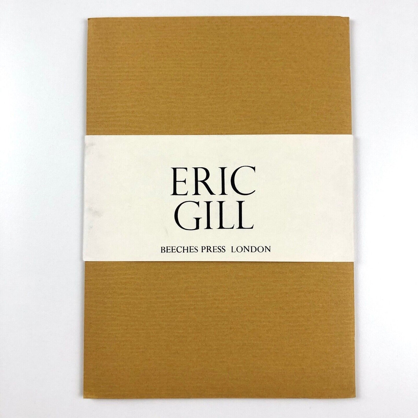 Eric Gill. On the Flying Scotsman | Beeches Press, London, 1990