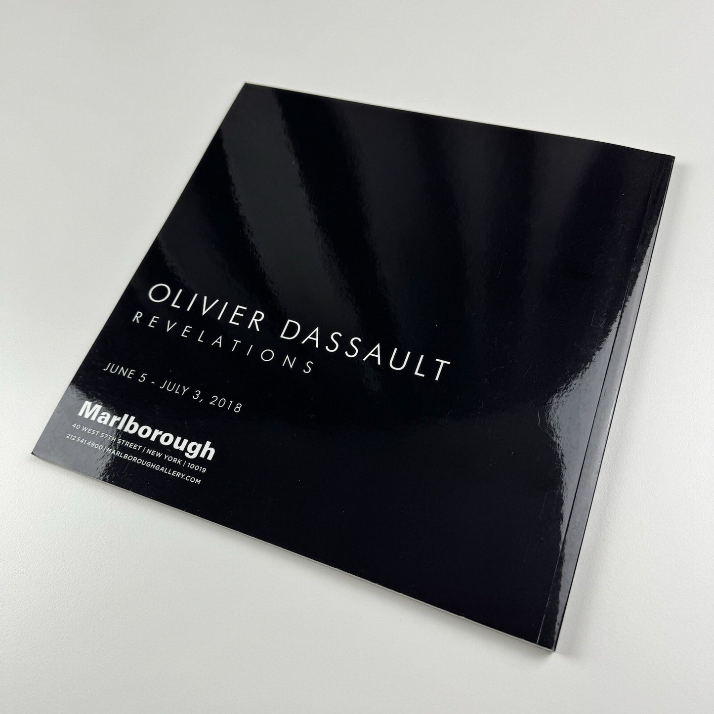 Olivier Dassault. Revelations | Marlborough New York | 2018 exhibition catalogue