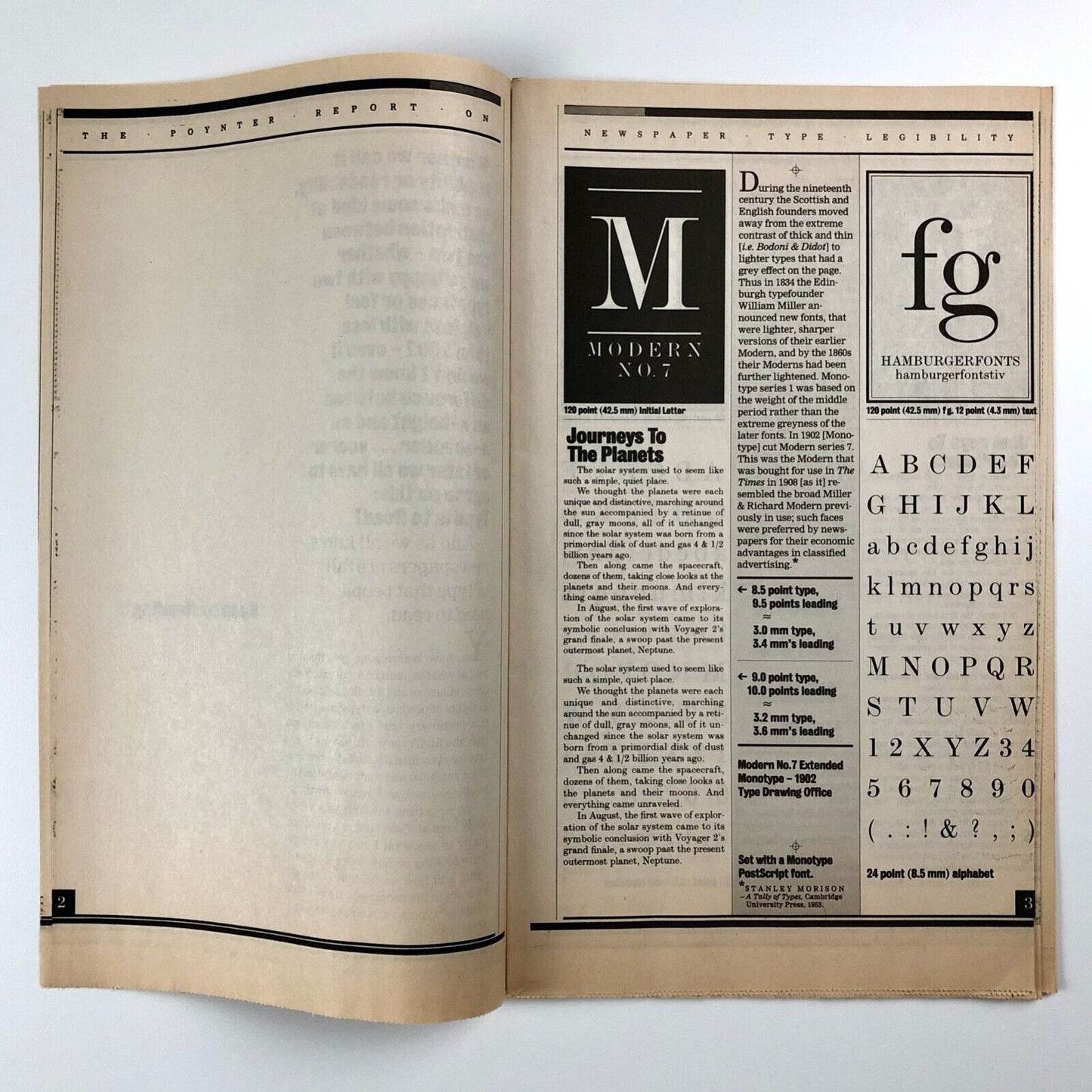 The Poynter Report on Newspaper Type Legibility | The Pointer Institute for Media Studies | Palm Beach Post | Roger Black