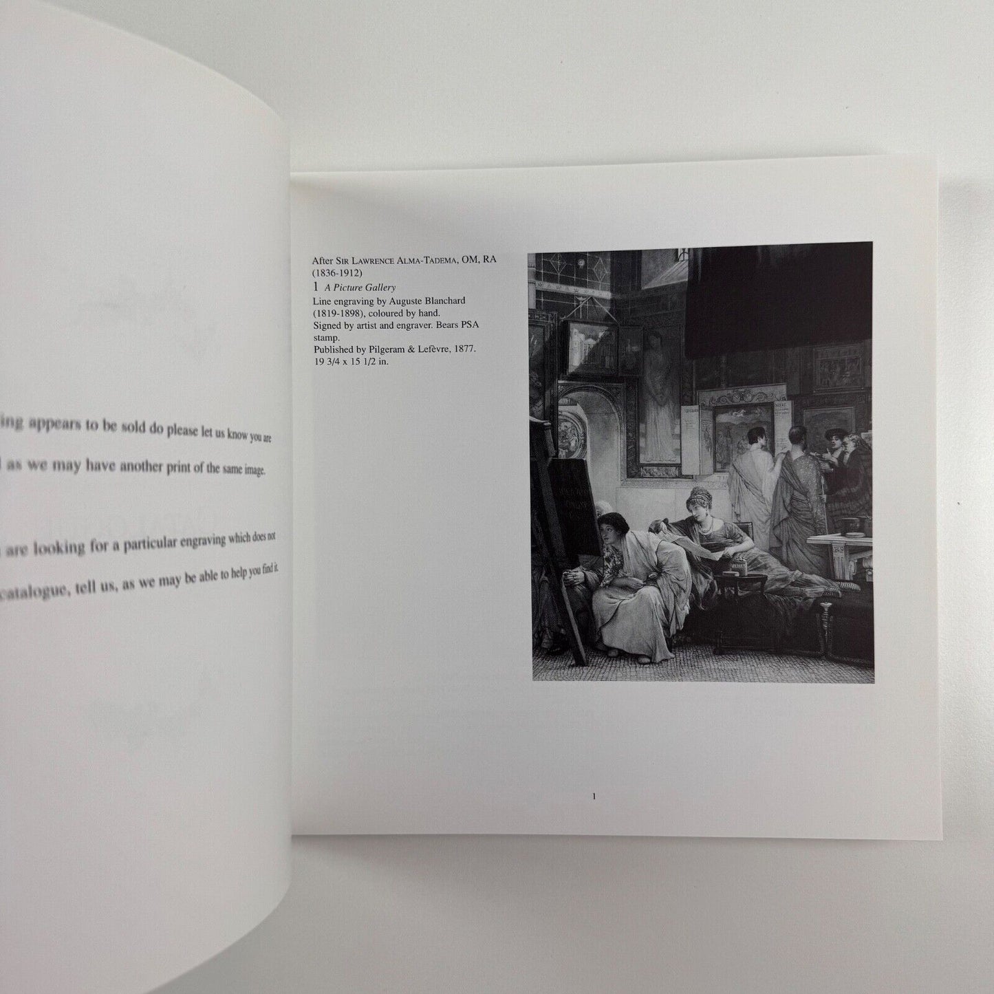 Victorian Engravings | The Maas Gallery, London, 1999 includes private view invitation and price list