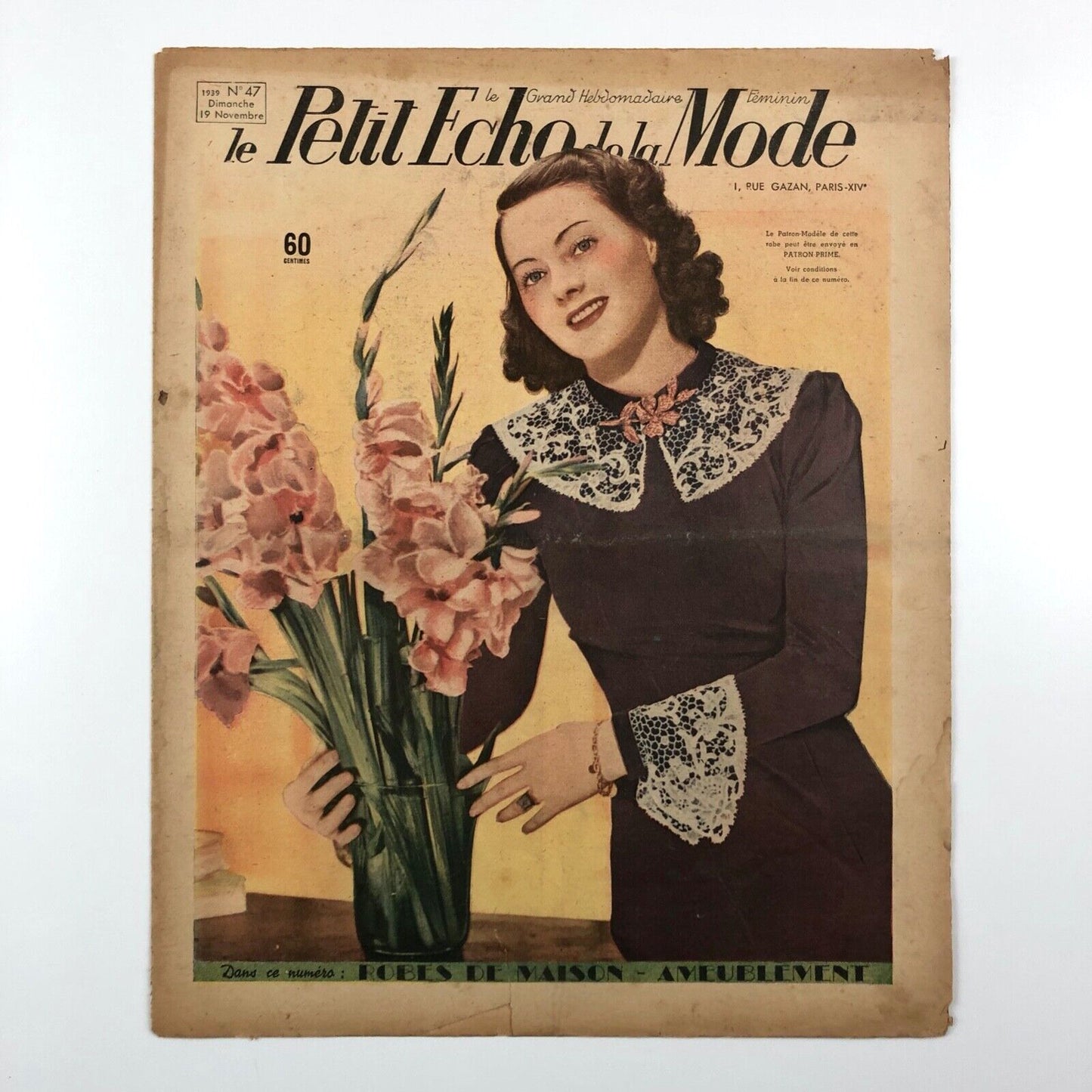 Le Petit Echo de la Mode French fashion journal x 10 issues: 2 x 1938 & 8 x 1939