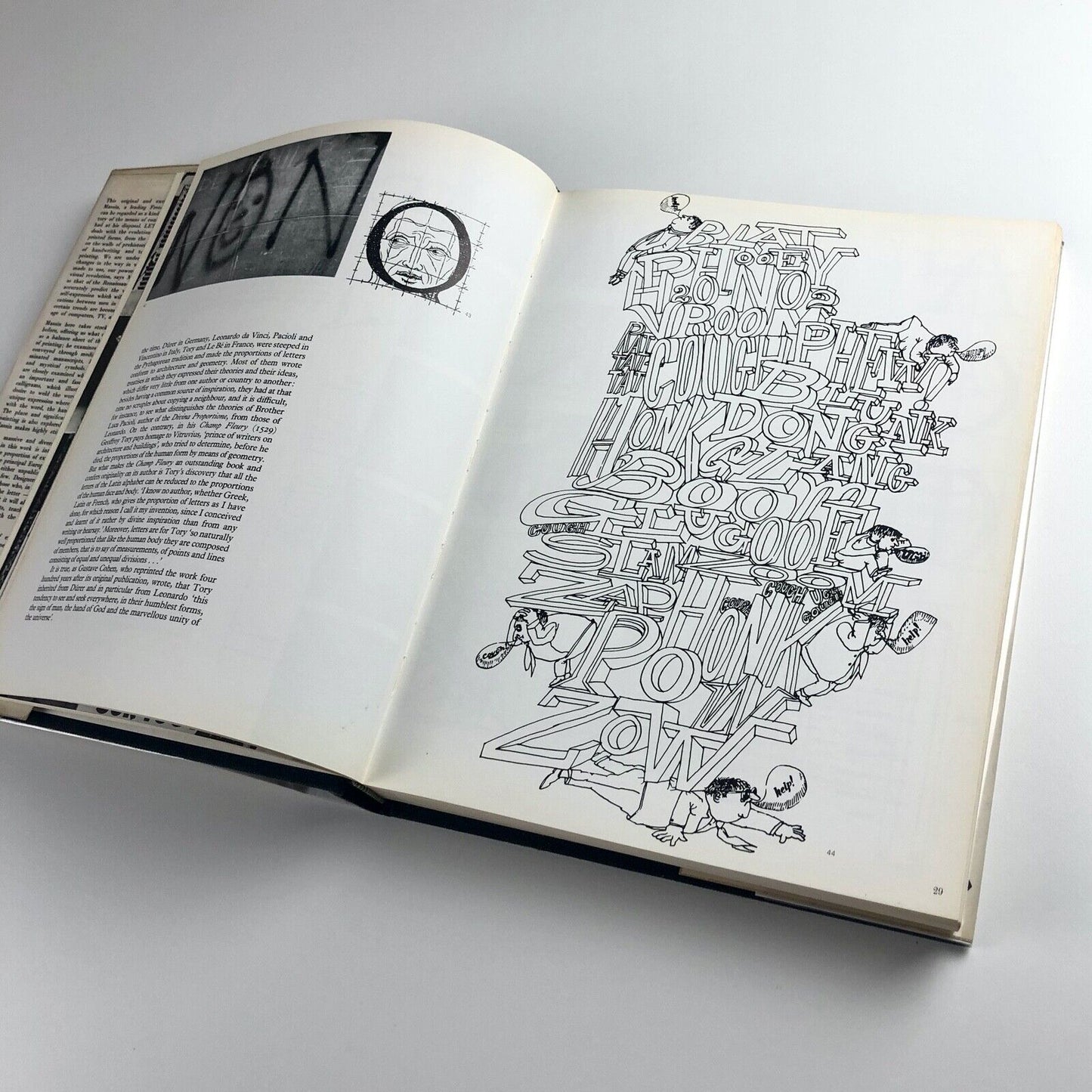 Letter and Image by Massin | Translation by Caroline Hillier | Studio Vista 1970