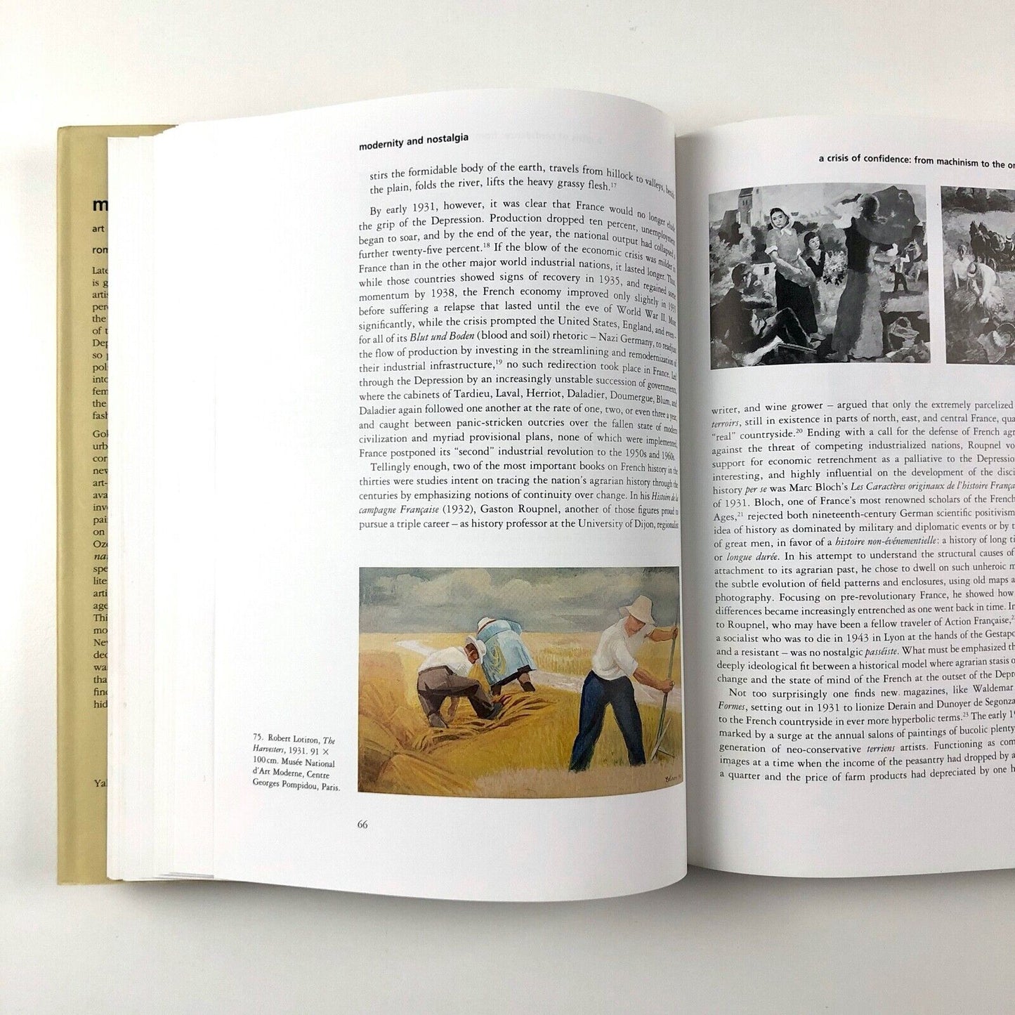 Modernity & Nostalgia: Art & Politics in France Between the Wars | R. Golan | Yale University Press, 1995