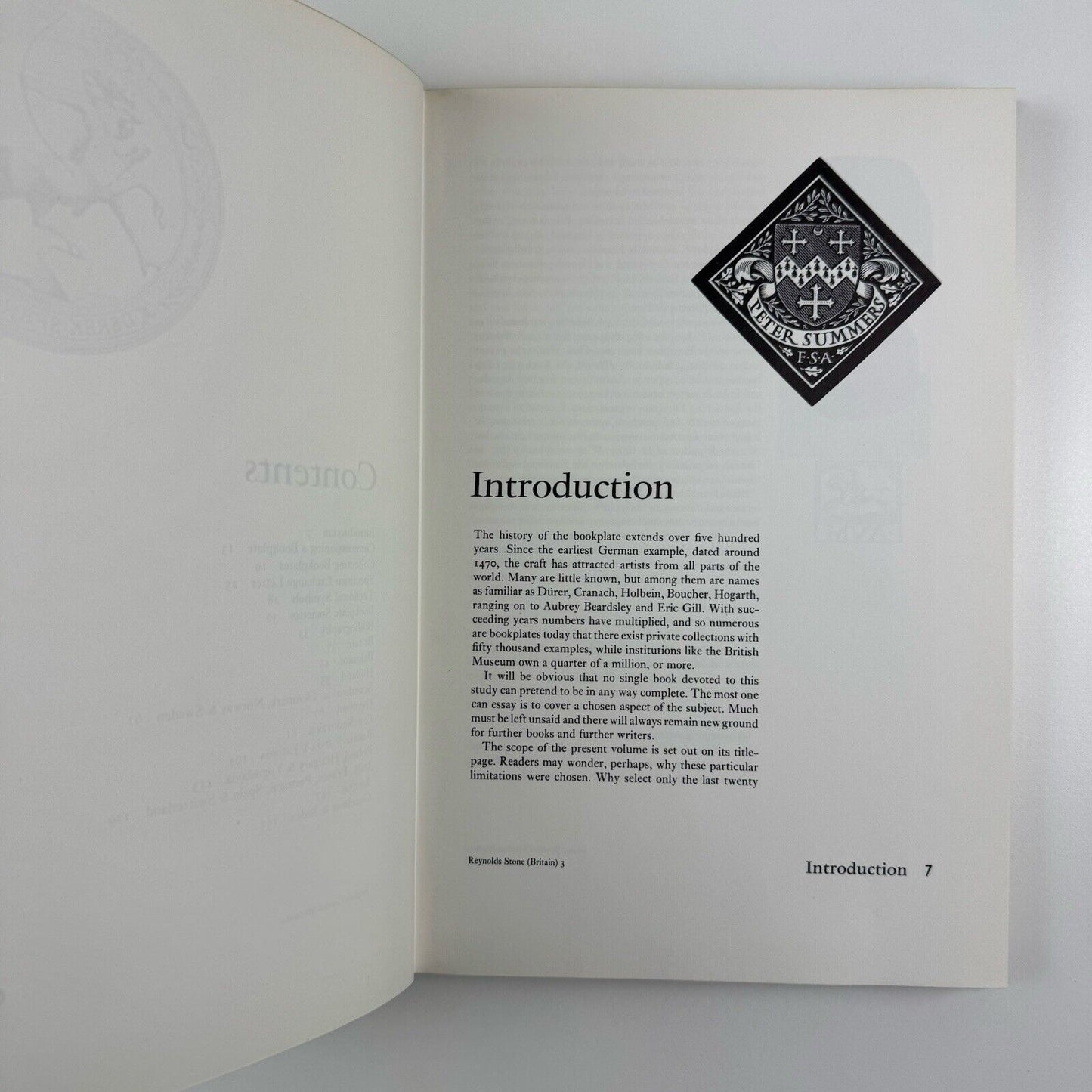 Engraved Bookplates. European Ex Libris 1950-70 by Mark Severin and Anthony Reid | Private Libraries Association, 1972