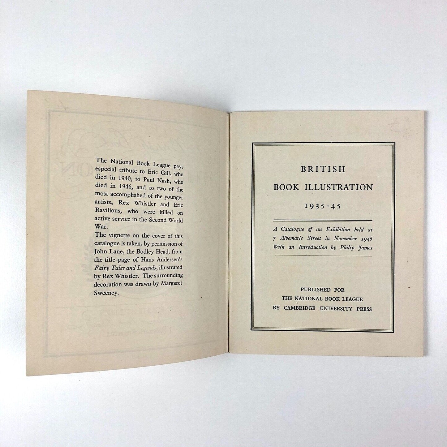 British Book Illustration 1935-1945 | The National Book League, 1946