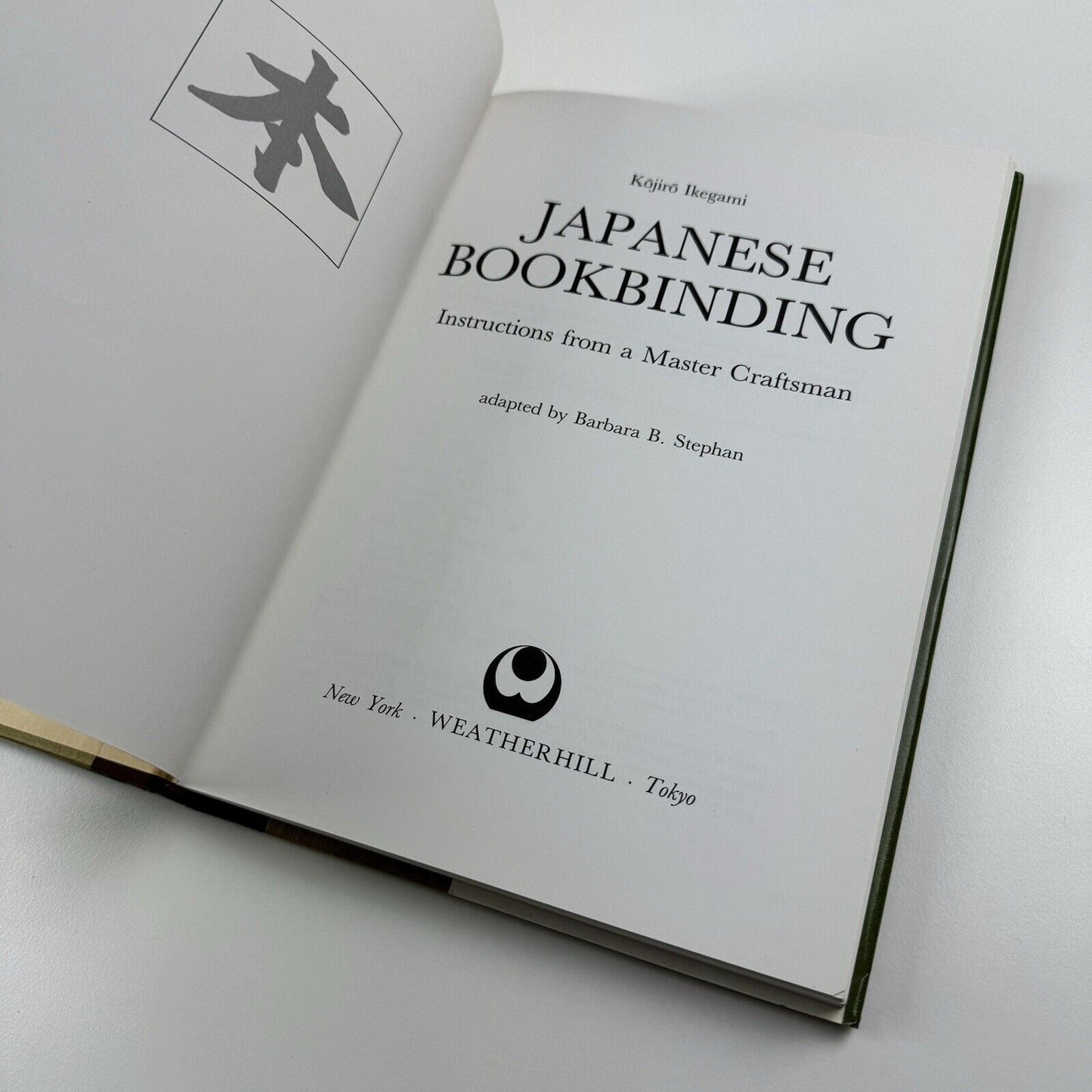 Japanese Book-binding by Kōjirō Ikegami | Weatherhill, New York, 1986