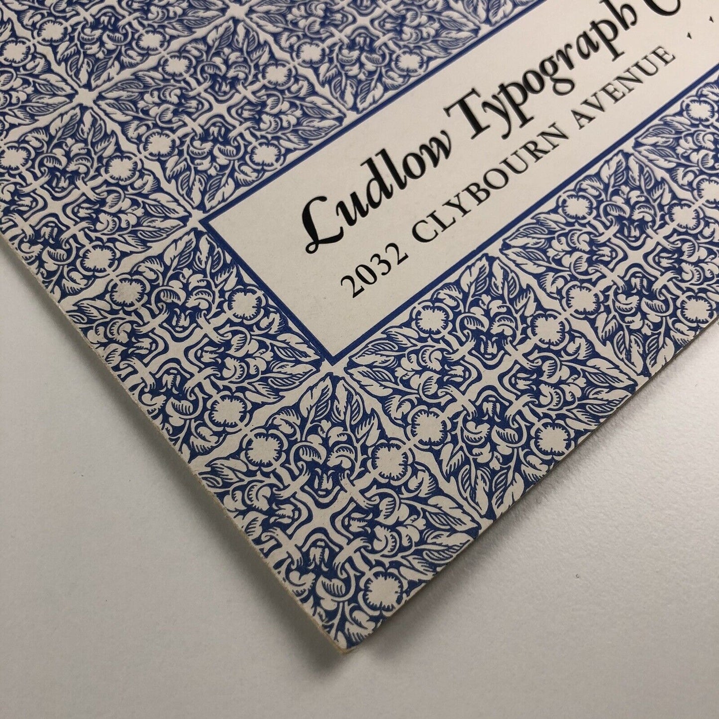 Type specimen – Ludlow Garamond Bold and Italic | Ludlow Typography Company | Undated