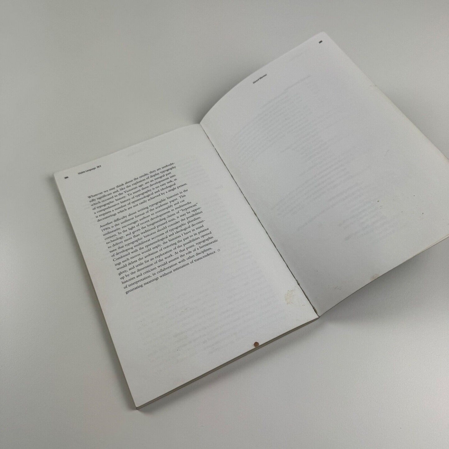 Visible Language journal Vol 28 Number 3 July 1994 Special Project Critical Histories of Graphic Design Part 1 Critiques. Guest editor Andrew Blauvelt