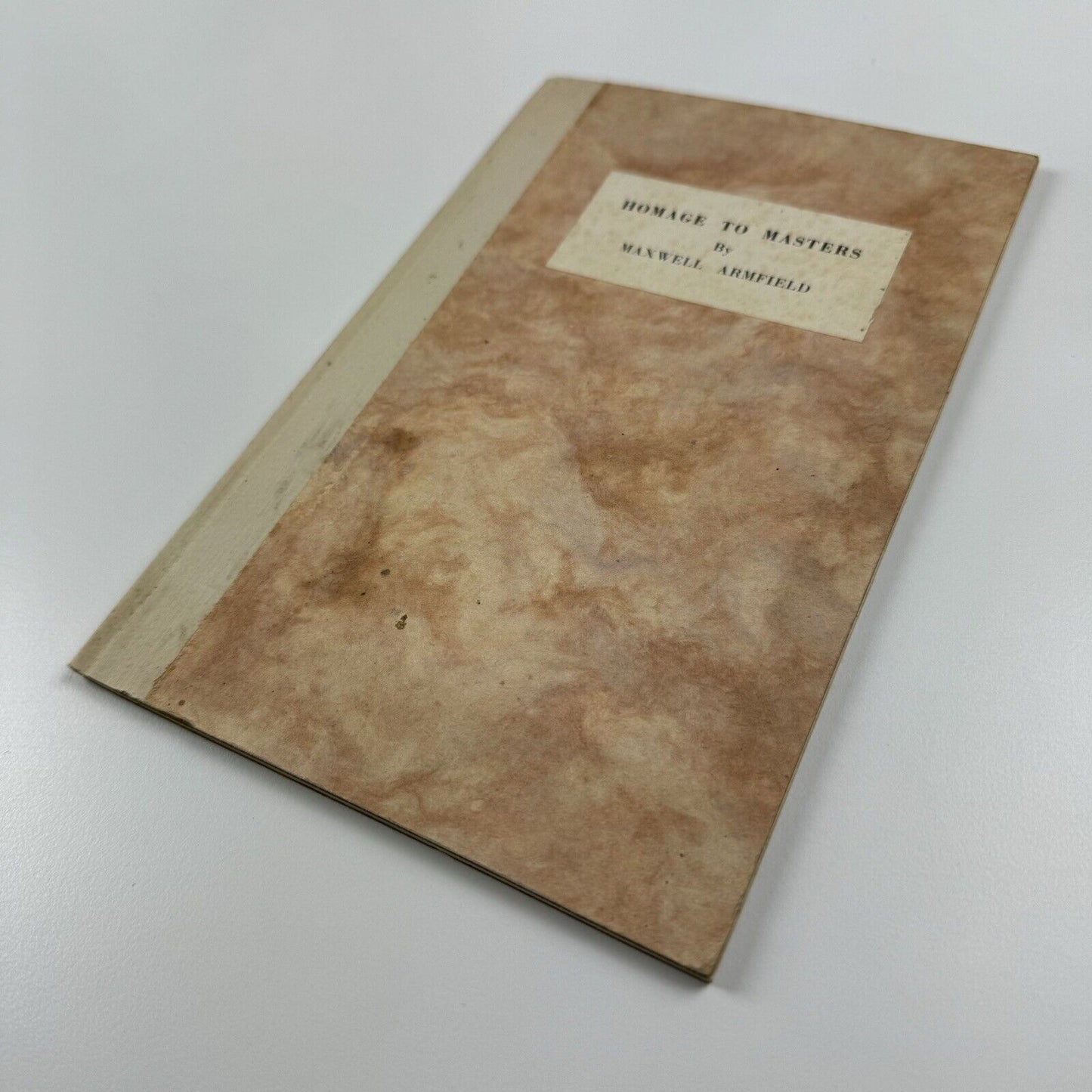 Homage to Masters by Maxwell Armfield | Privately printed, c.1949