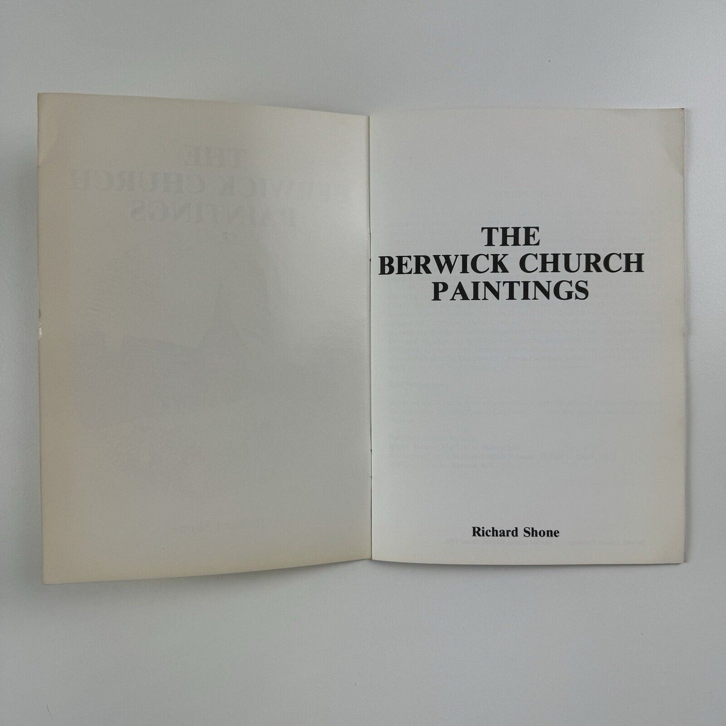 The Berwick Church Paintings by Richard Shone – revised edition, 1986 | Duncan Grant, Vanessa Bell, Quentin Bell
