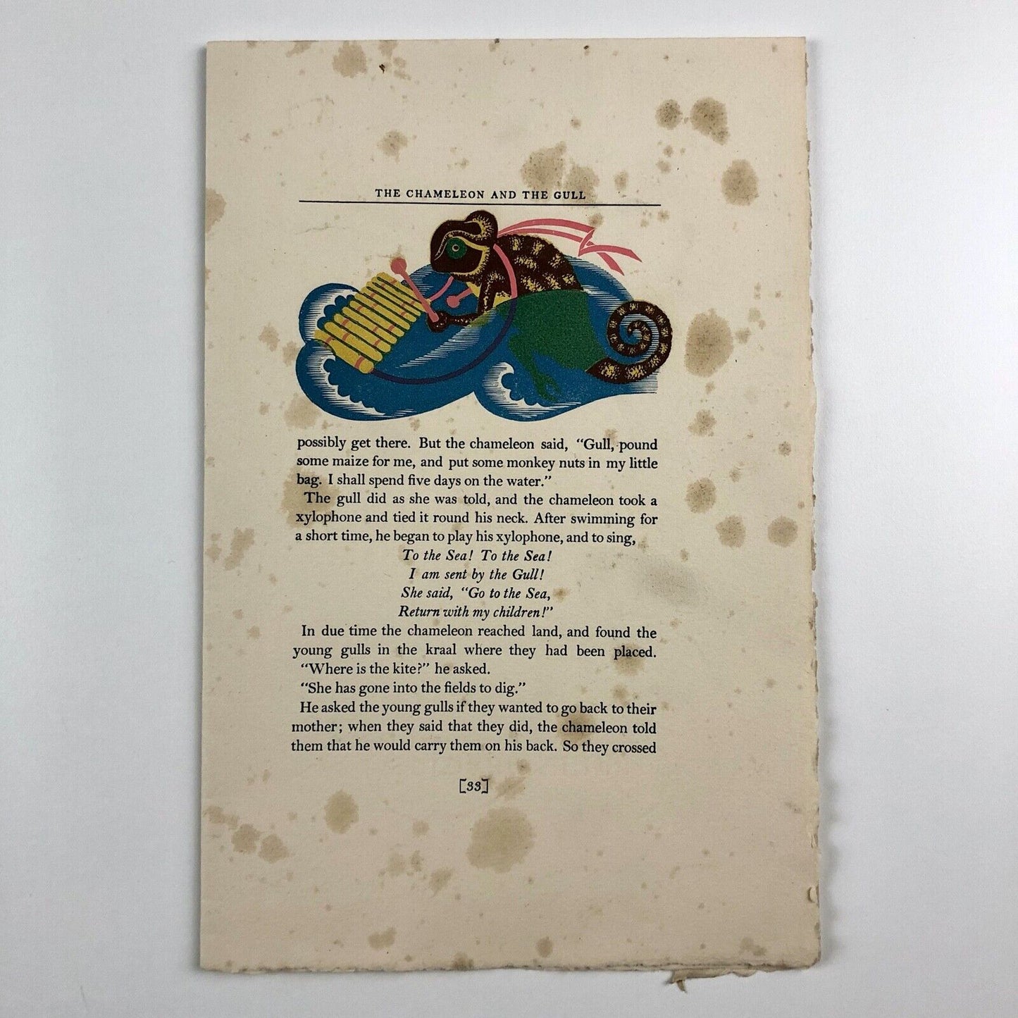 Specimen pages for The Bamboo Dancer Clover Hill Press Cleverdon | Eileen Mayo, 1937