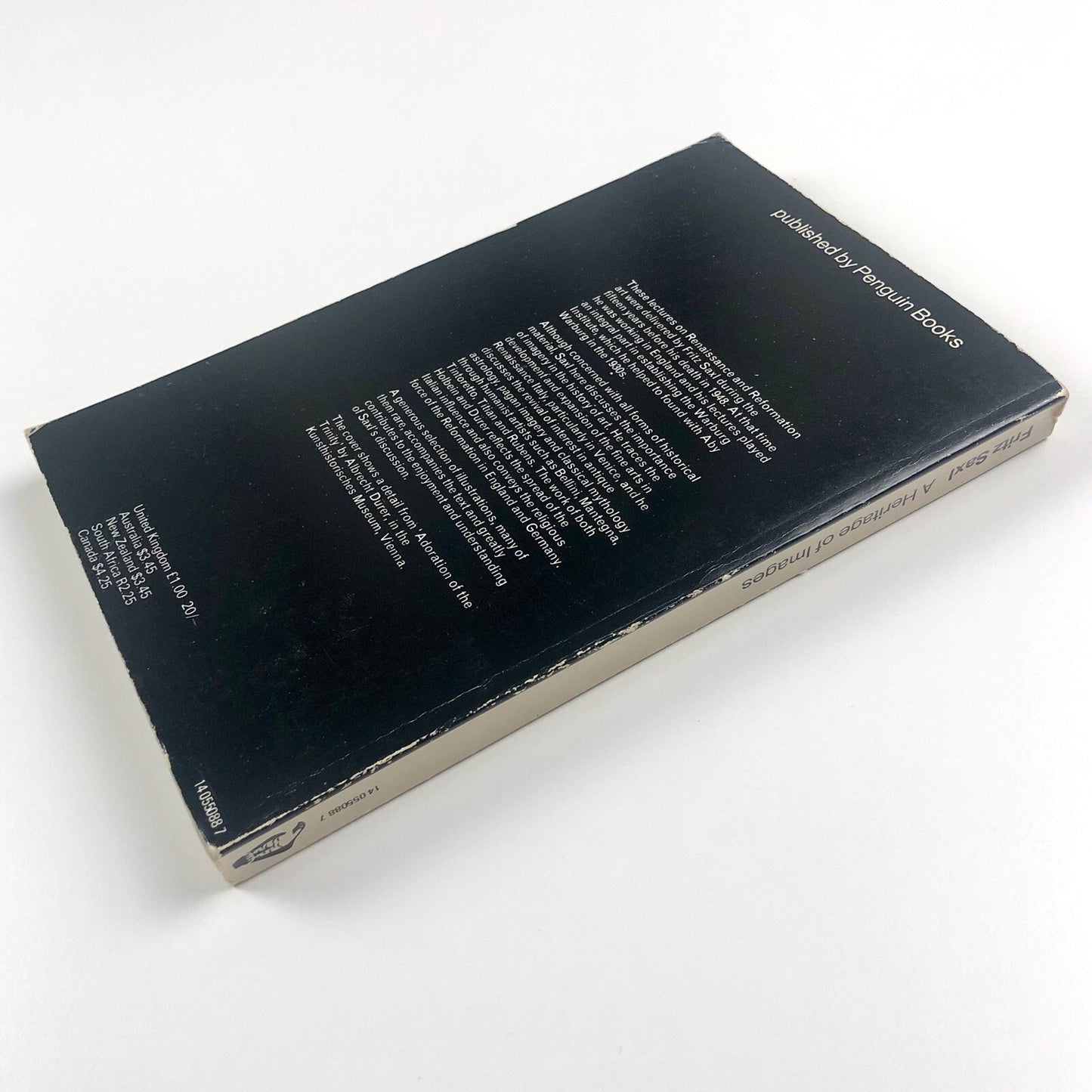 A Heritage of Images – A Selection of Lectures by Fritz Saxl | Peregrine, 1970