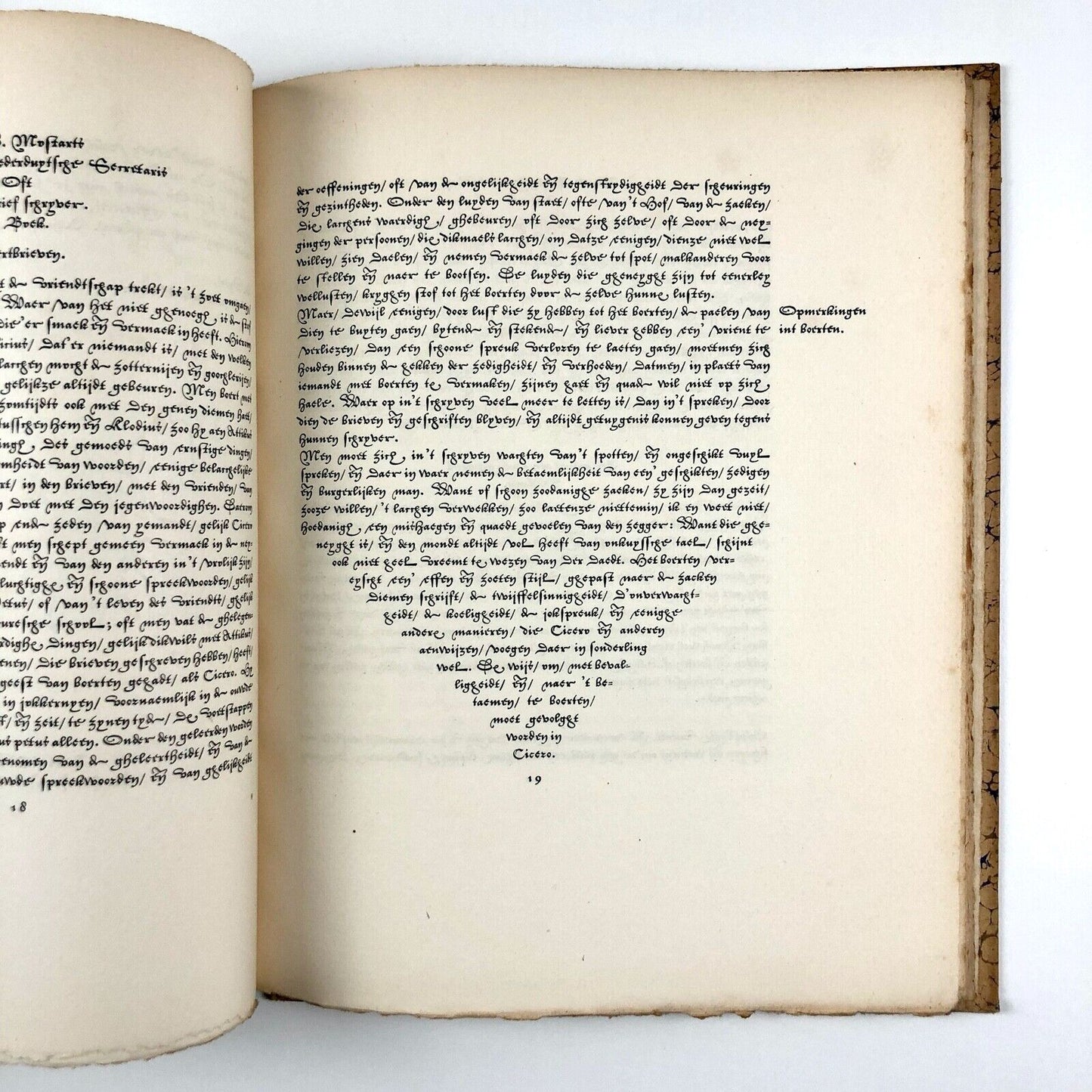 Les Caractères de Civilité Spécimens des Lettres Françoises | Published by Johannes Enschedé en Zonen, Haarlem, 1926
