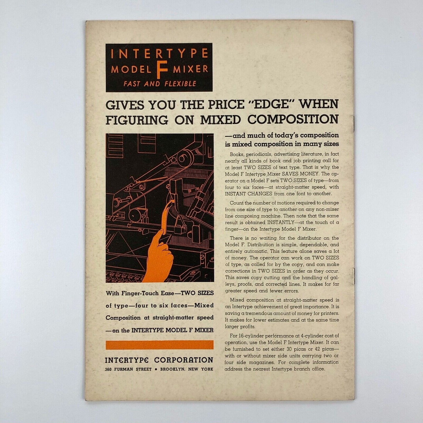 Cairo type specimen | Intertype Corporation Brooklyn New York 1933?