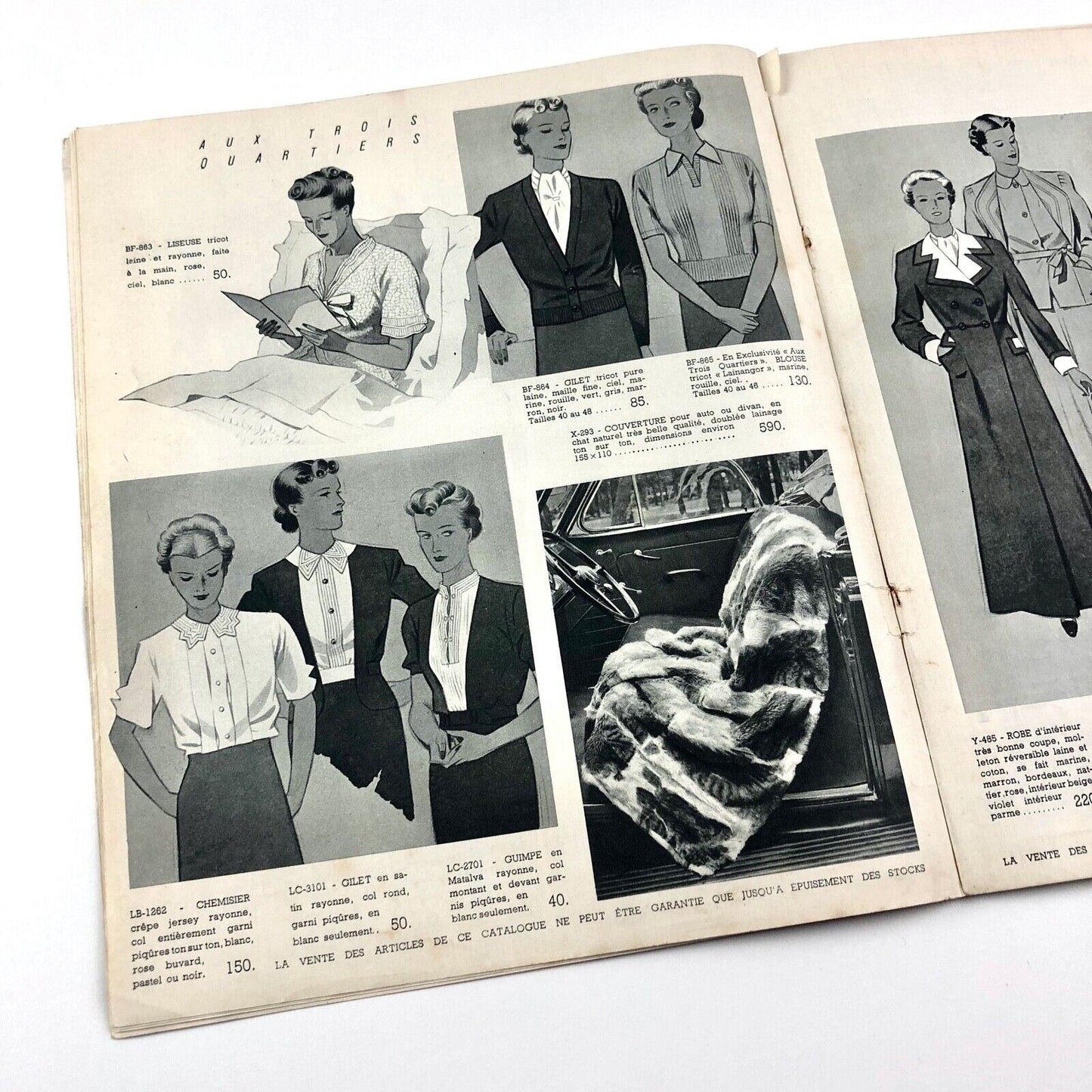 Aux Trois Quartiers – Bd. de la Madeleine, Paris | Mail order catalogue, early 20th century