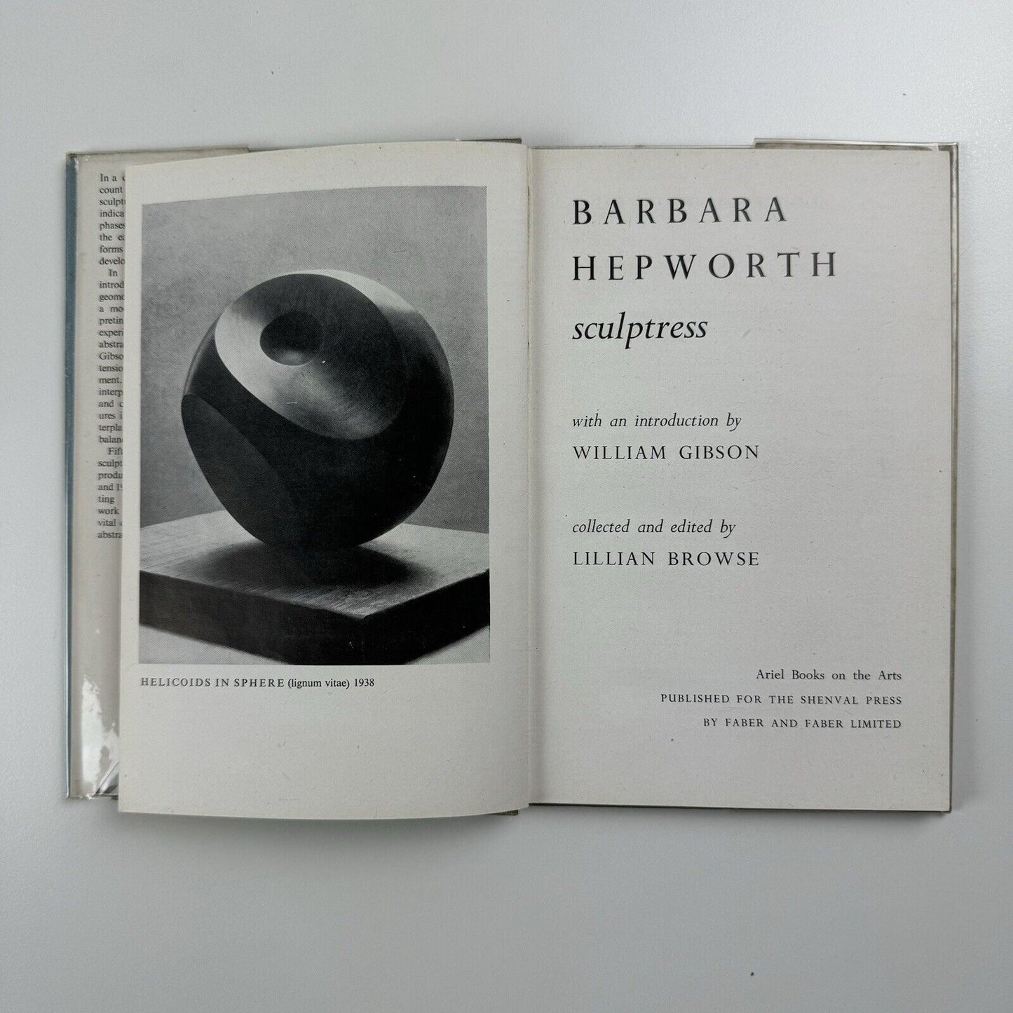 Barbara Hepworth | Ariel Books on the Arts, introduction by William Gibson | Shenval Press, 1946