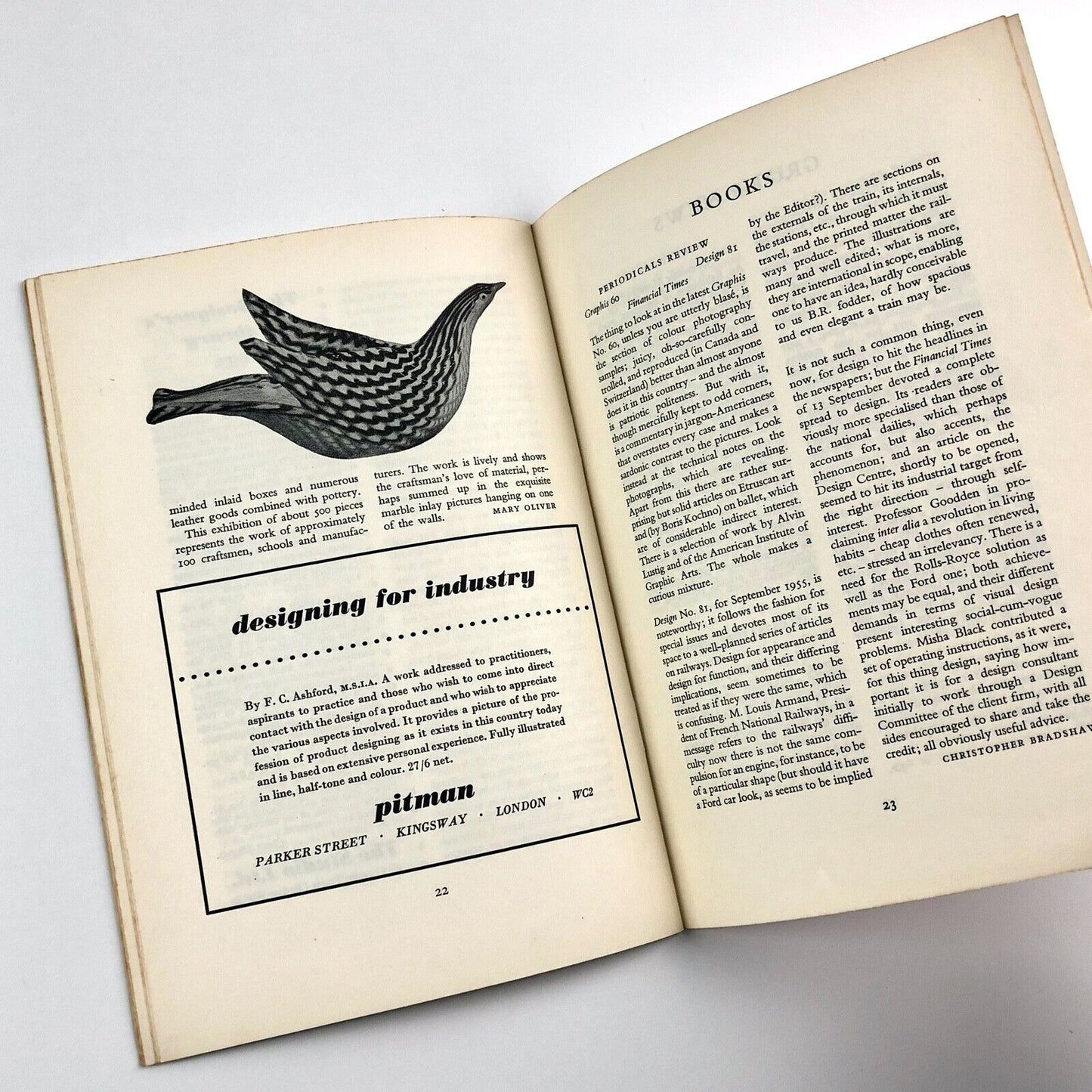 Society of Industrial Artists (SIA) Journal 47 October 1955 | Milner Gray