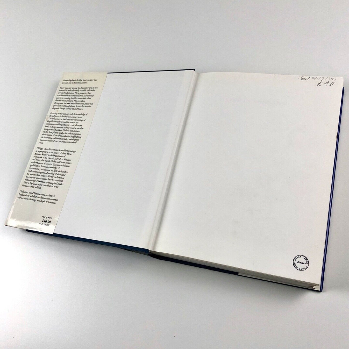 Silver in England by Philippa Glanville | Unwin Hyman, 1987