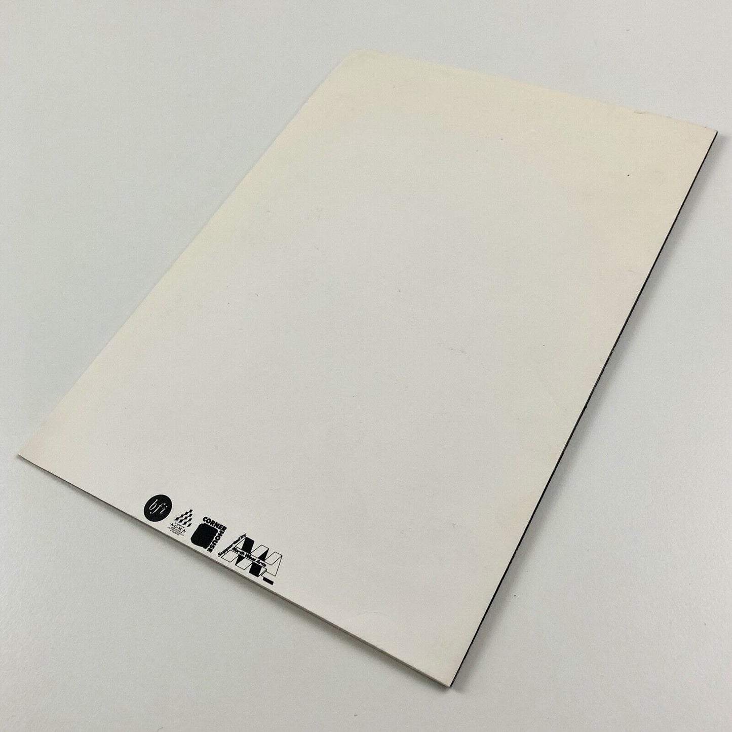 Folding card for John Goto. Terezin | Cornerhouse, Manchester, 1989