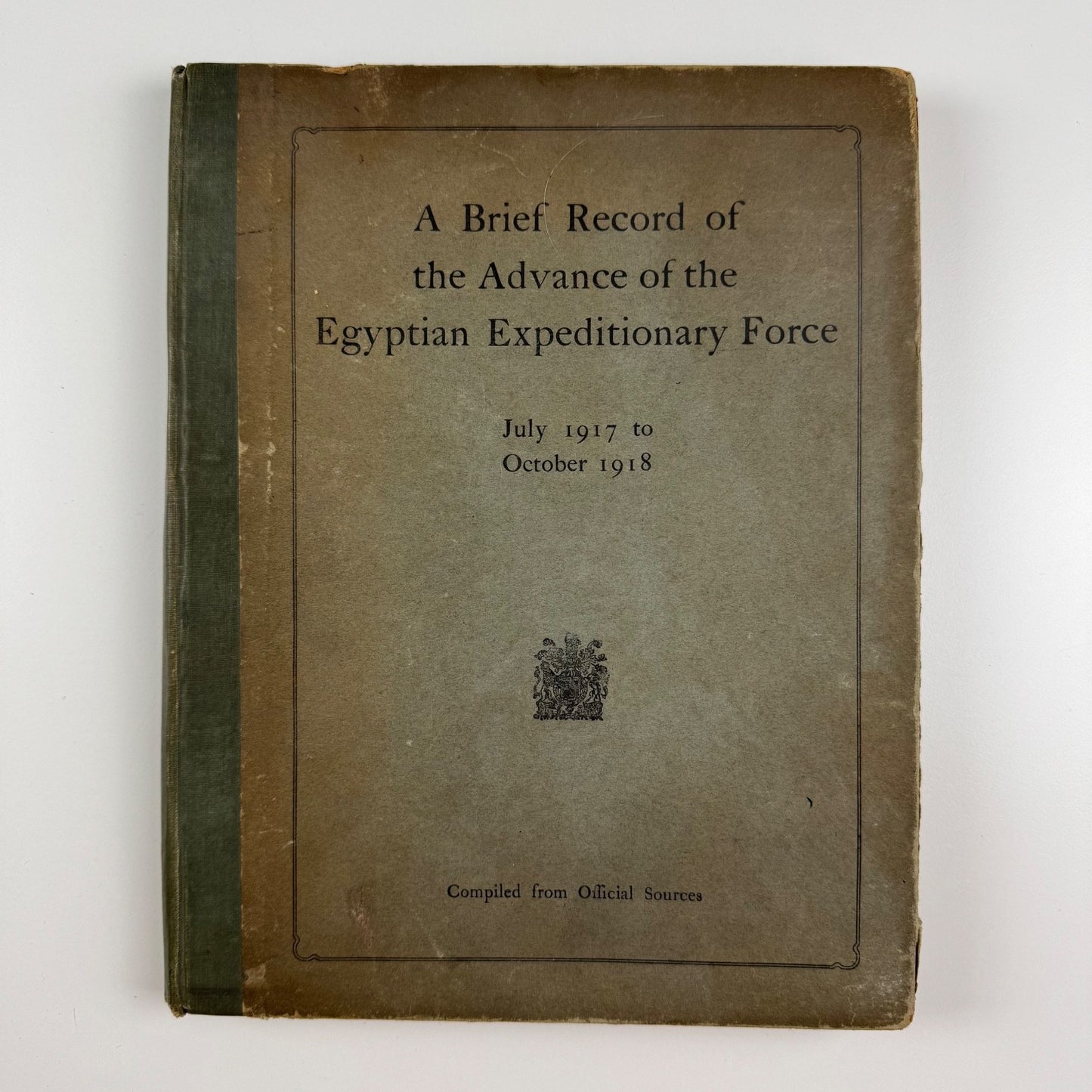 A Brief Record of the Advance of the British Expeditionary Force HMSO, 1919