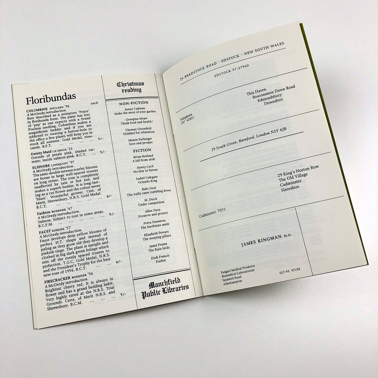 Presenting Lectura: Harris-Intertype type specimen booklet on the book page and the magazine page | Dick Dooijes design | undated 1960s?