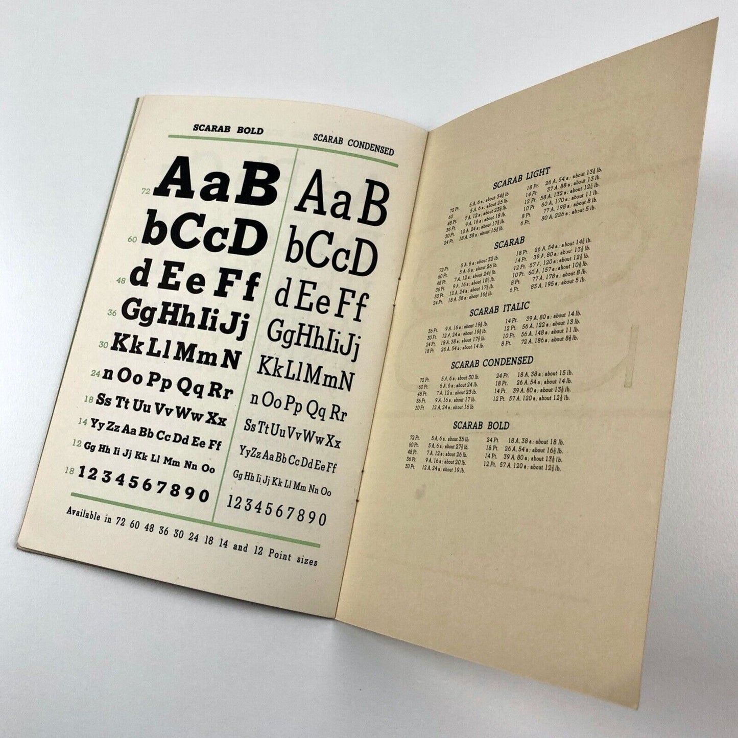 Scarab: a Range of Egyptian Types | Stephenson Blake, Caslon Letter Foundry