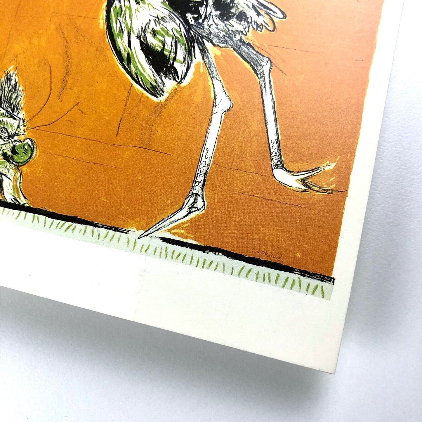 Graham Sutherland Printmaking exhibition – folded card | Redfern Gallery, 1989