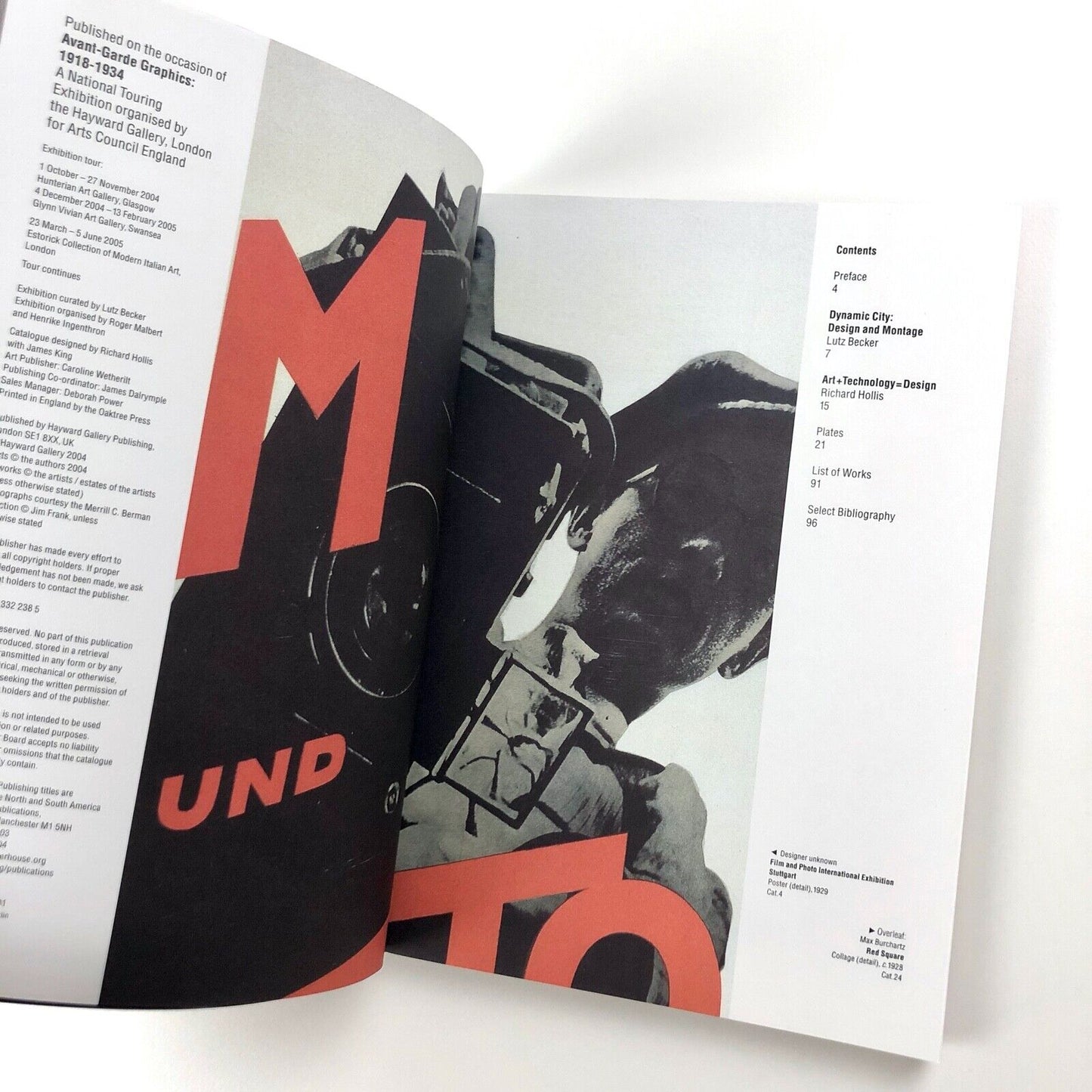 Avant Garde Graphics 1918-1934 | Hayward Gallery | Exhibition catalogue, 2004