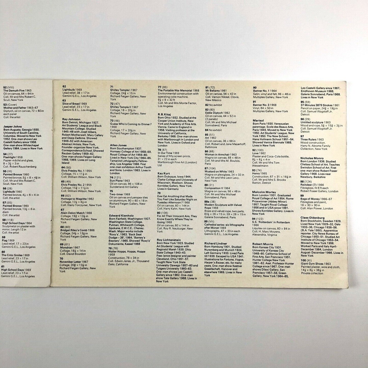 Pop Art | Exhibition catalogue | Hayward Gallery London, 1969 | catalogue design Gordon House