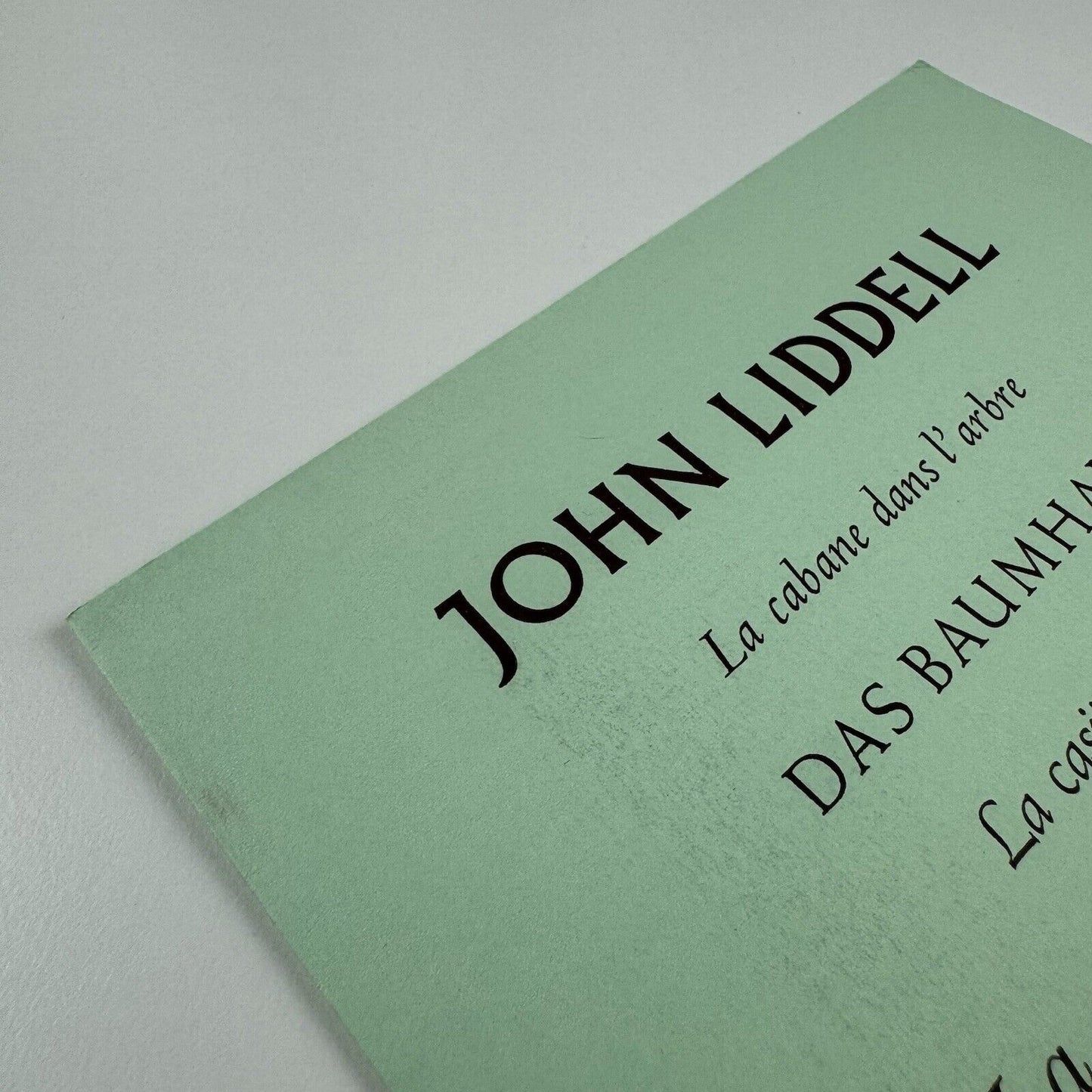 Prospectus for John Liddell The Tree House | Incline Press, 2001