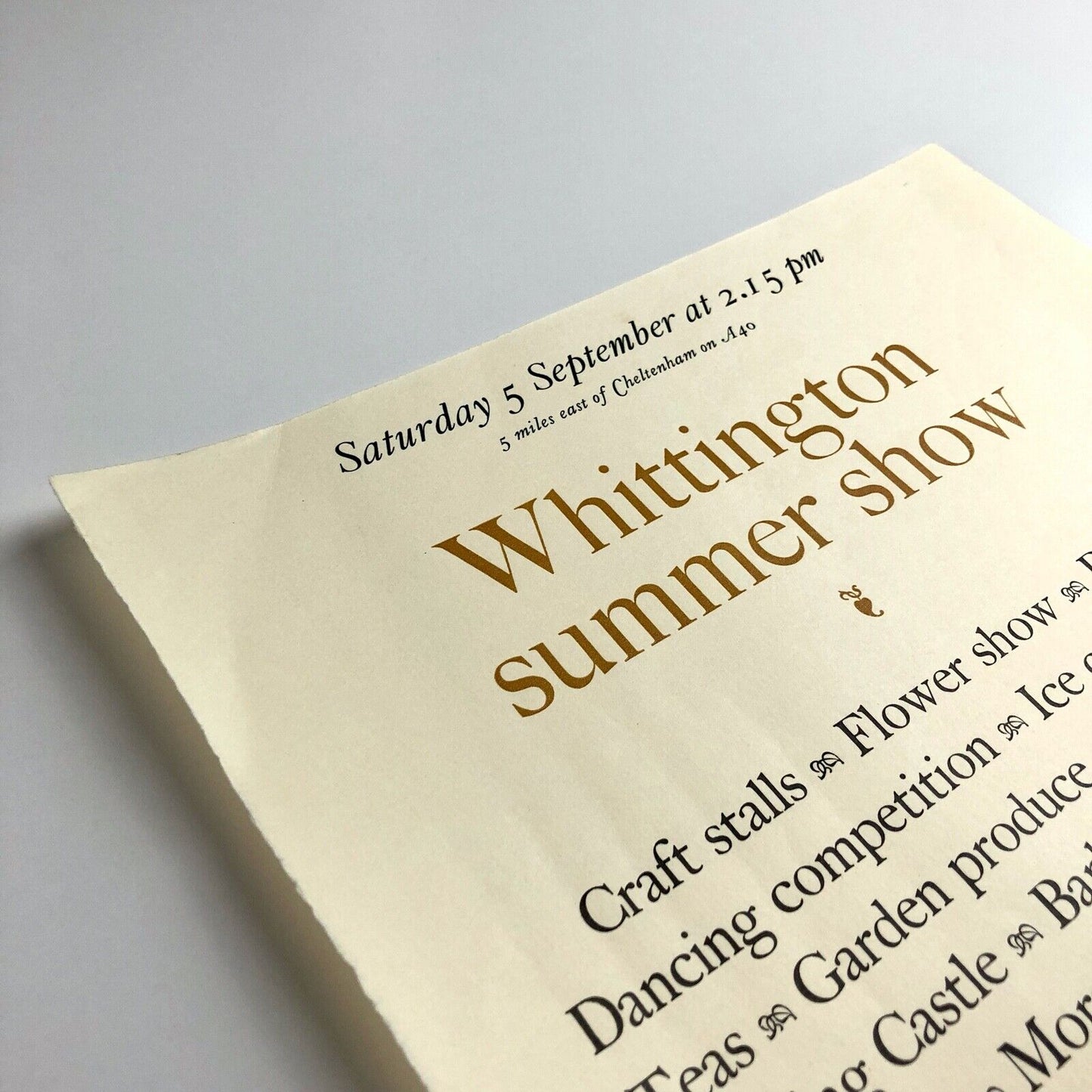 The Whittington Press summer show poster | Engraving by Hellmuth Weissenborn