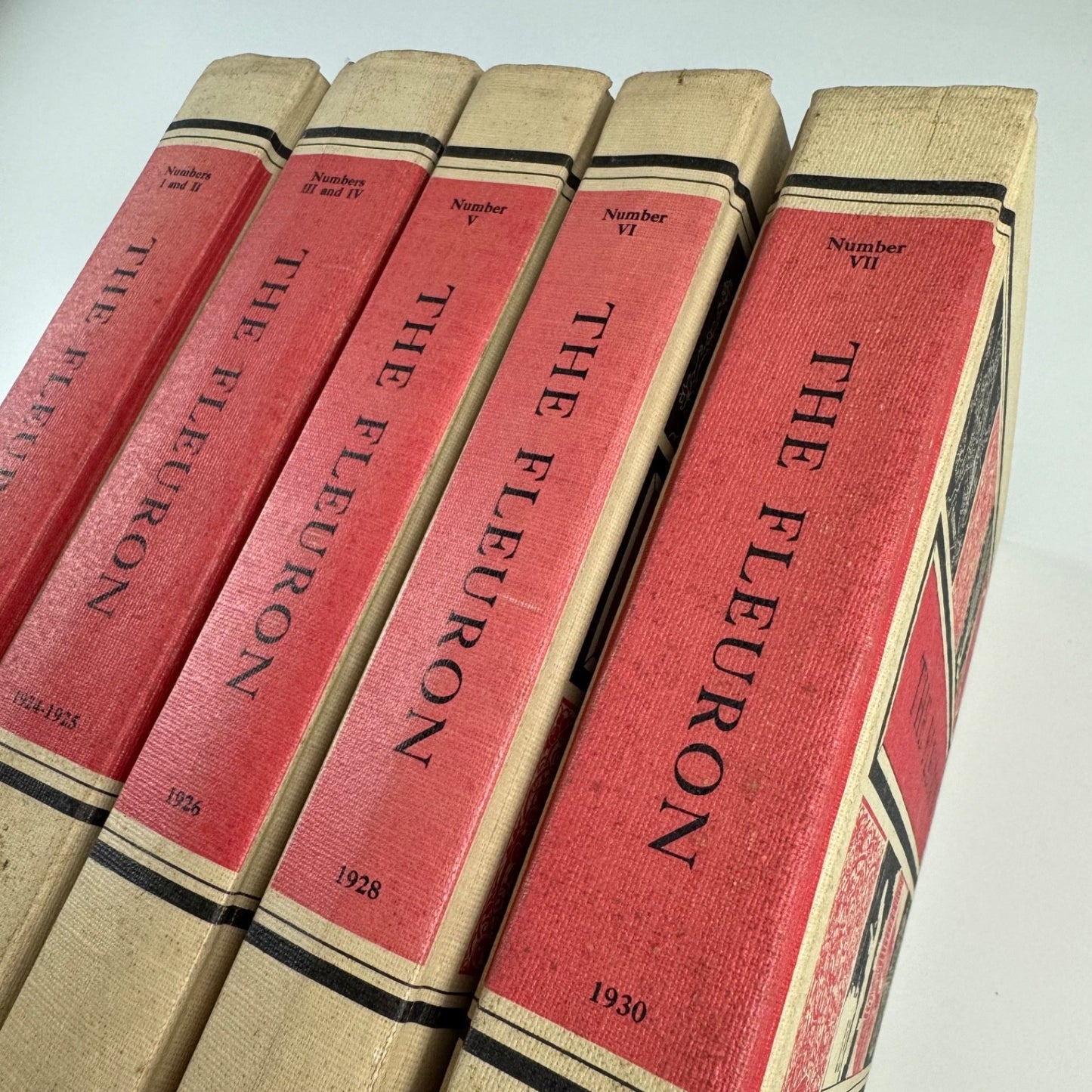 The Fleuron Journal of Typography by Stanley Morison 5 vols reprint 1970
