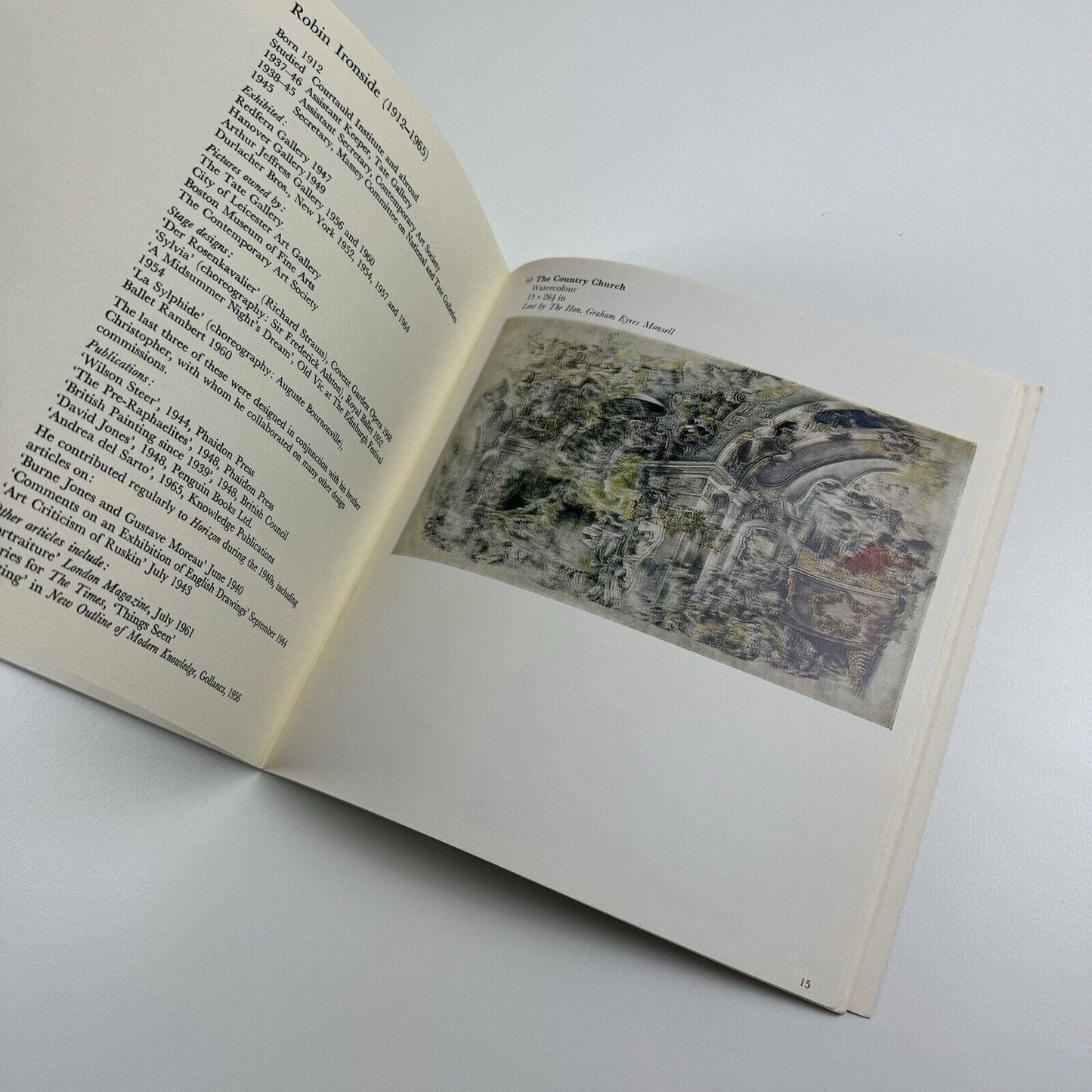 Robin Ironside – A Retrospective exhibition | New Art Centre, Sloane Street | 1966 catalogue booklet