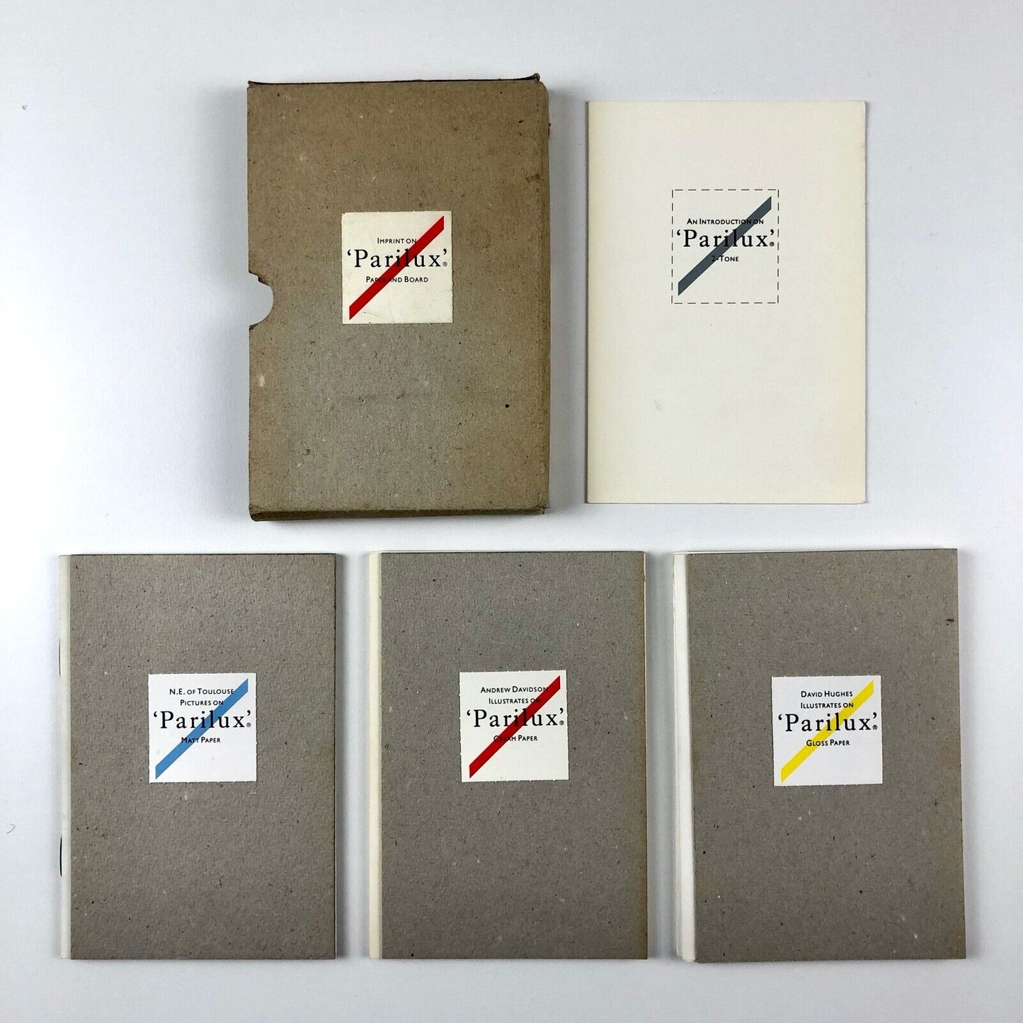 Trade sample pack for Parilux Board and Paper | Andrew Davidson, David Hughes | Pocknell & Co Design Studio