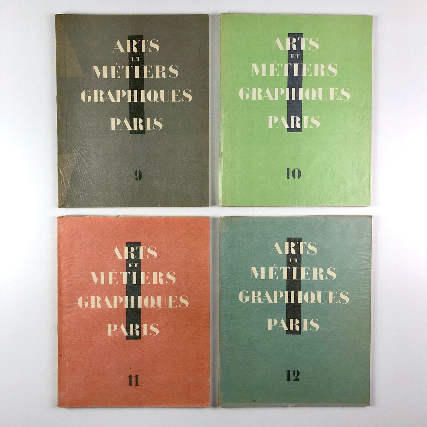 Arts et Métiers Graphiques Vols 1-68 1927-39 Charles Peignot 68 vols some Paul Rand ex-libris