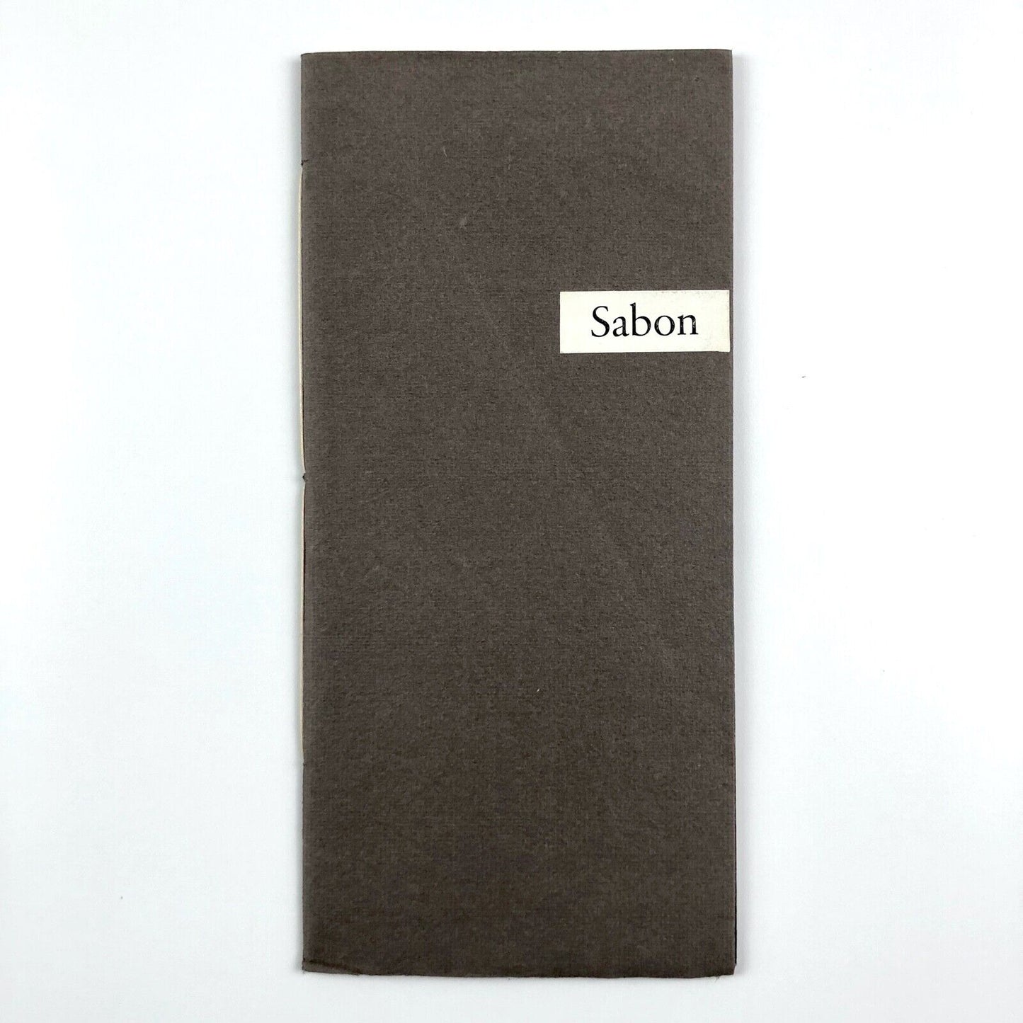 The Life & Importance of Jakob Sabon | Jan Tschichold | Poltroon Press, 1979