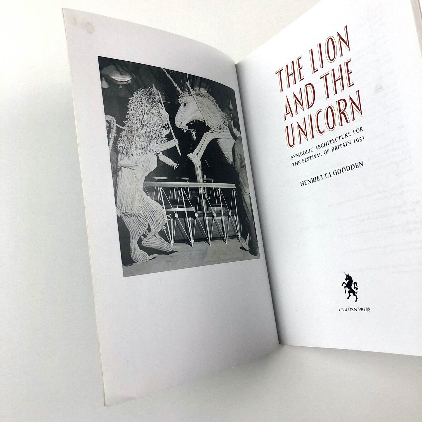 The Lion and the Unicorn. Symbolic Architecture for the Festival of Britain 1951 | Henrietta Gooden
