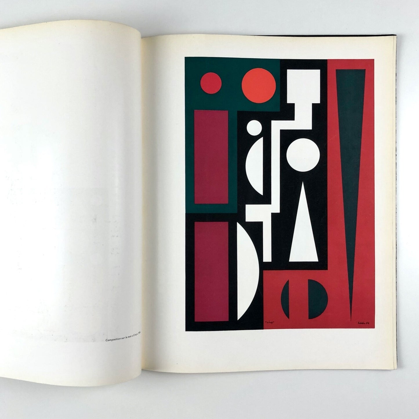 Auguste Herbin ein Ausschnitt aus seinem Schaffen by Léon Degand | Basler Druck- und Verlagsanstalt, 1955